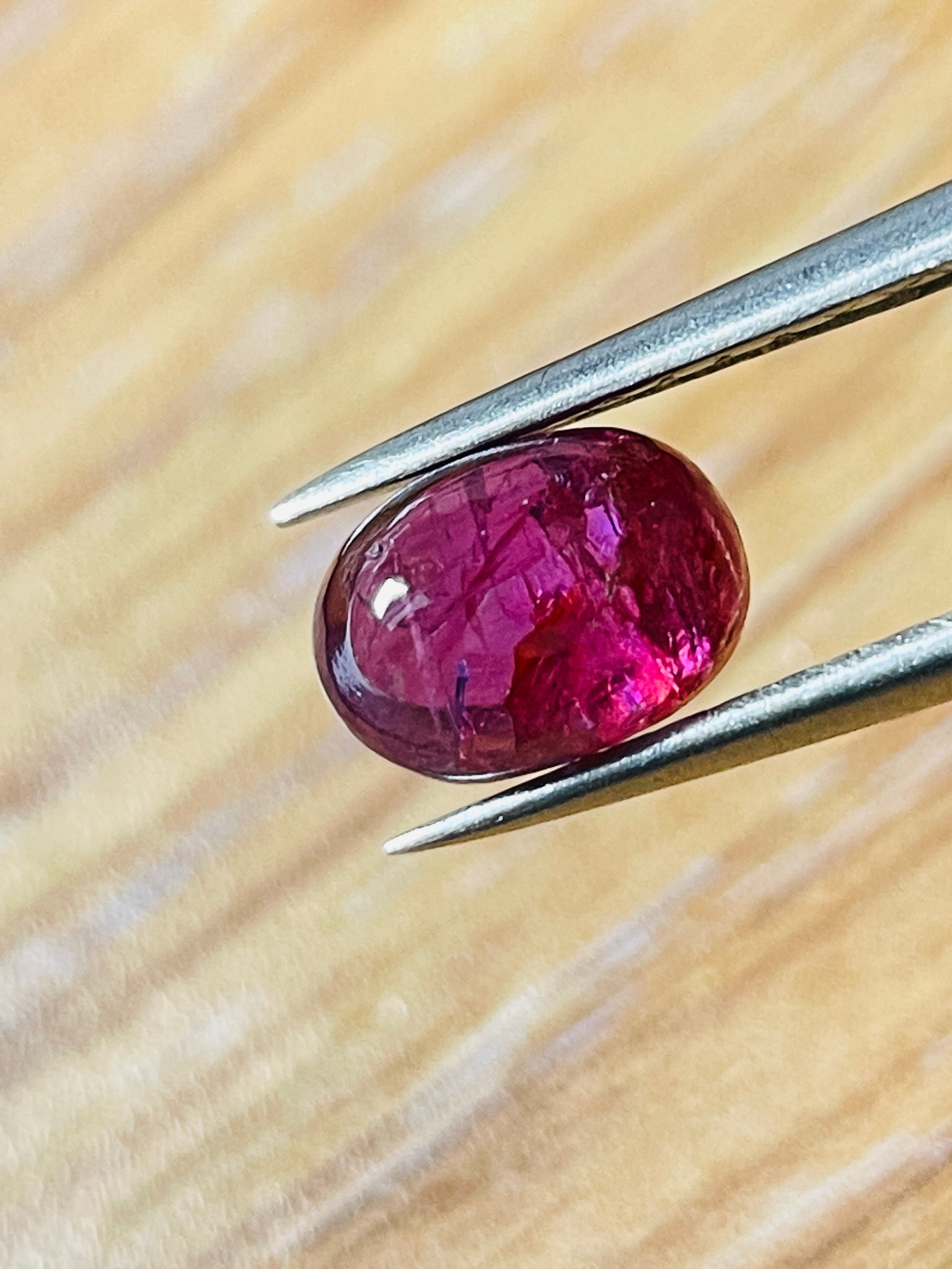 1.88Ct Sapphire Cabochon Umba Valley Tanzania. Untreated Unheated