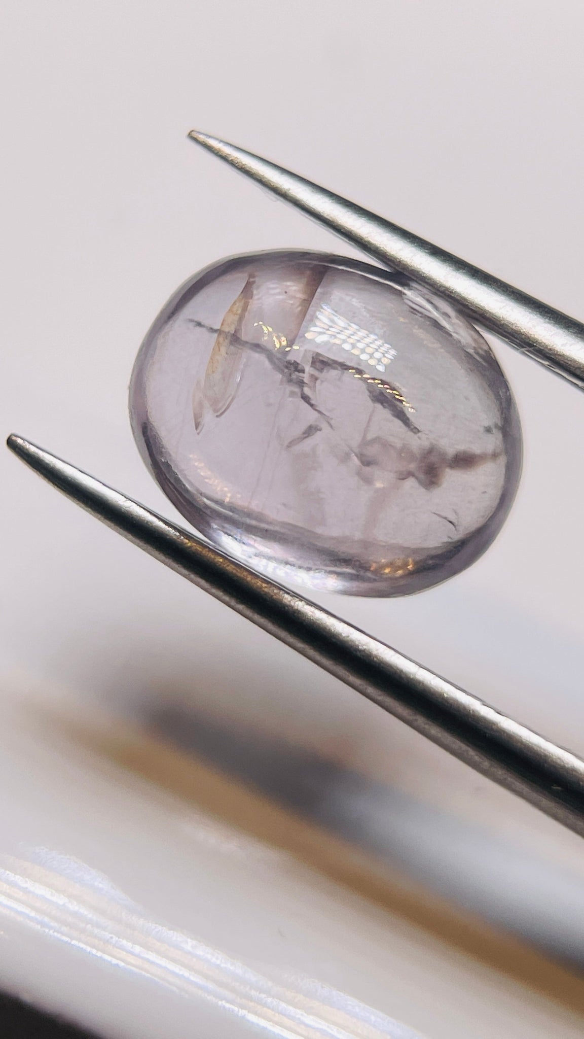 5.20Ct Colour Change / Shift Sapphire Cabochon Umba Valley Tanzania. Untreated Unheated.