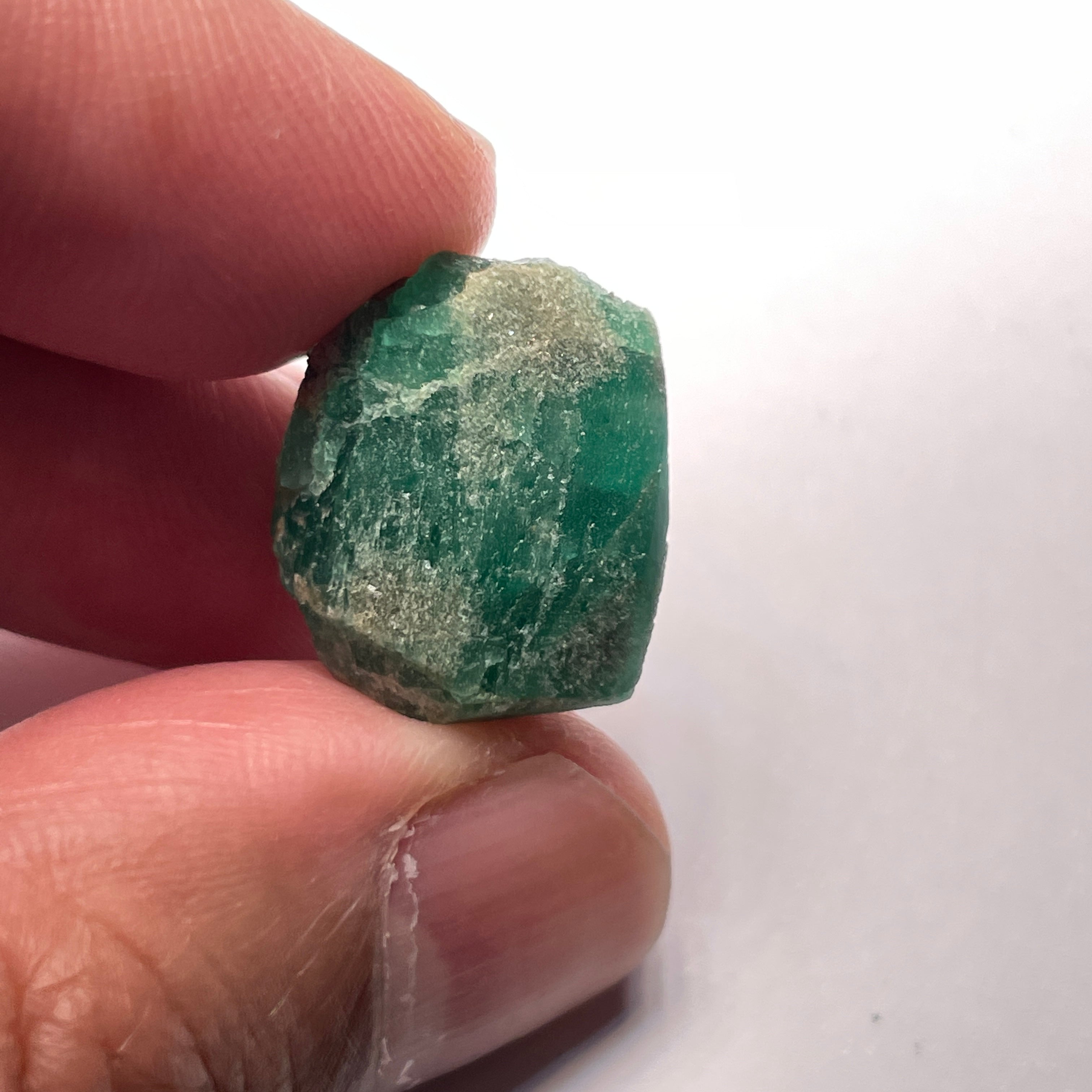 24.63Ct Emerald Crystal Tanzania Untreated Unheated No Oil