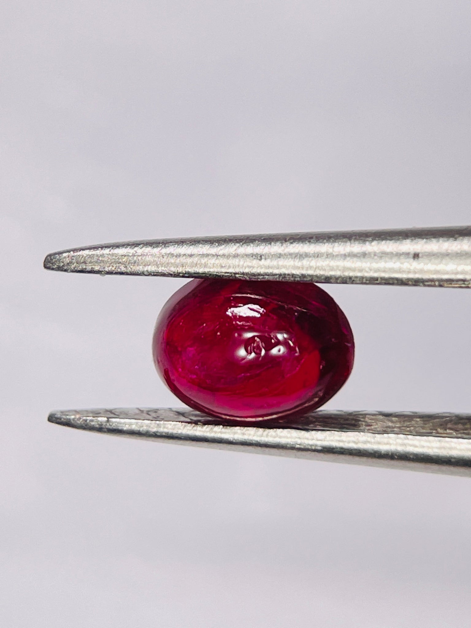 0.80Ct Ruby Cabochon Longido Mines Tanzania. Untreated Unheated