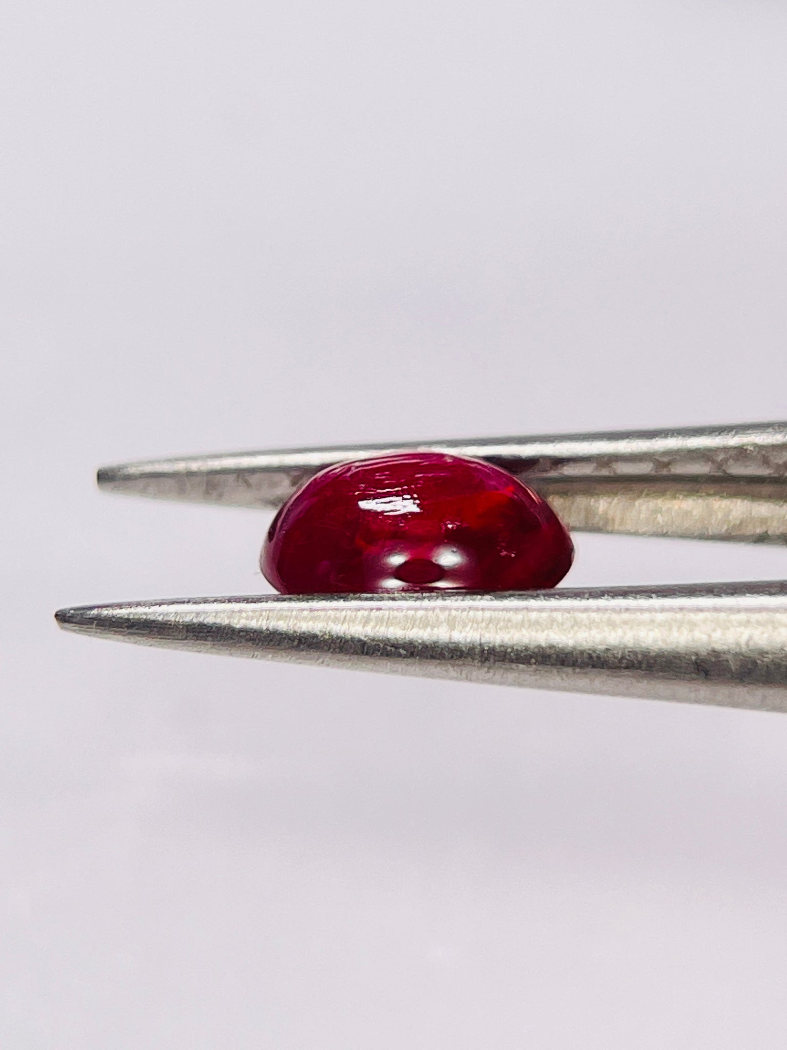 0.80Ct Ruby Cabochon Longido Mines Tanzania. Untreated Unheated