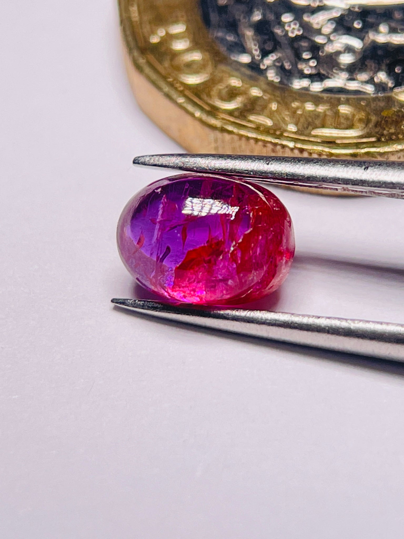 1.88Ct Sapphire Cabochon Umba Valley Tanzania. Untreated Unheated