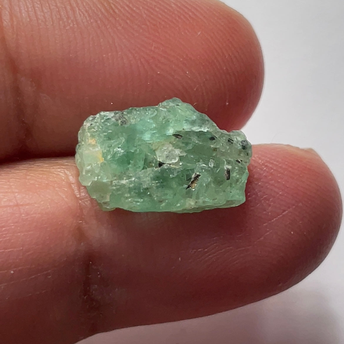5.84Ct Emerald Crystal Tanzania Untreated Unheated No Oil