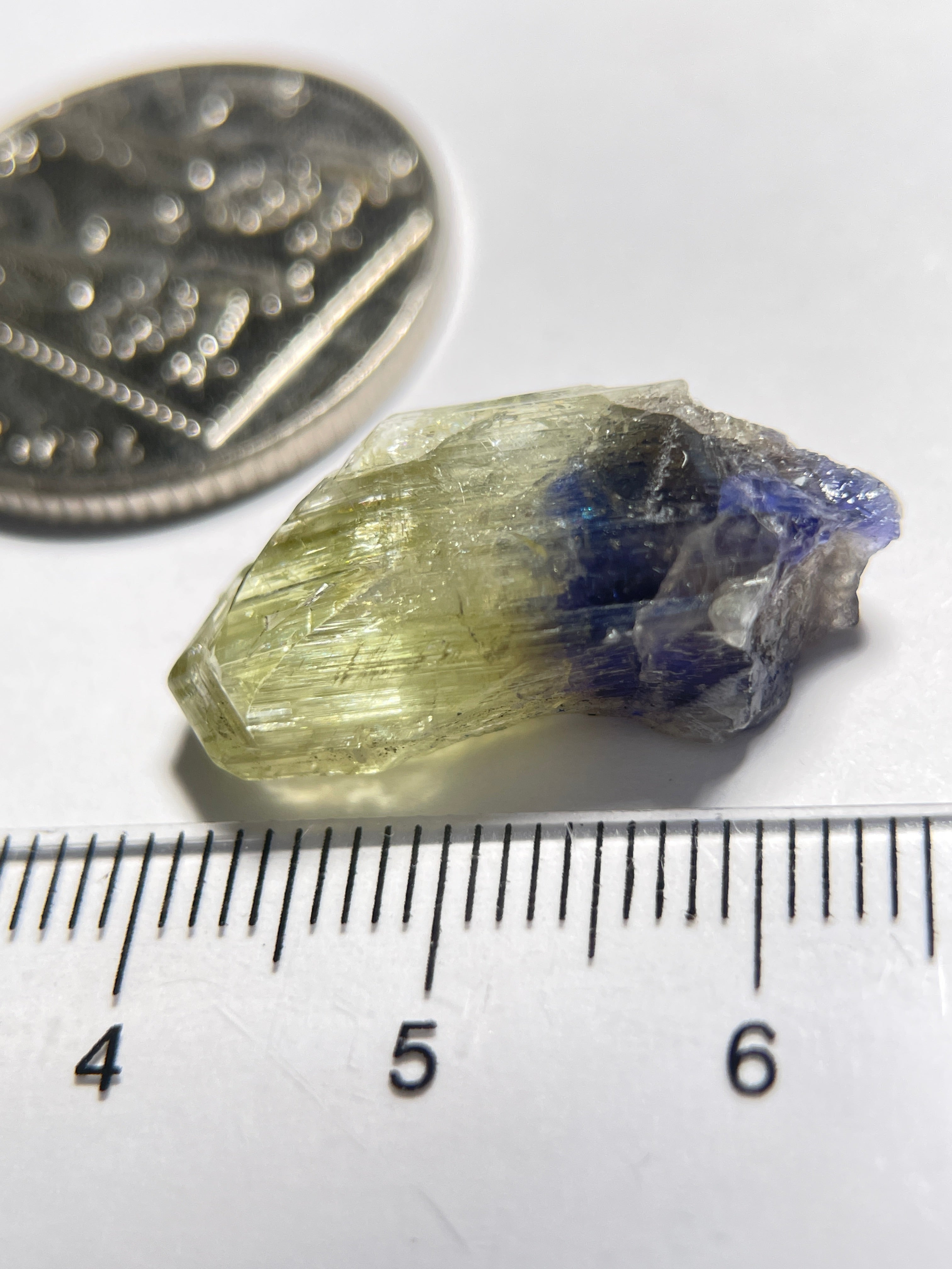 18.29Ct Tanzanite Crystal Unheated Tanzania