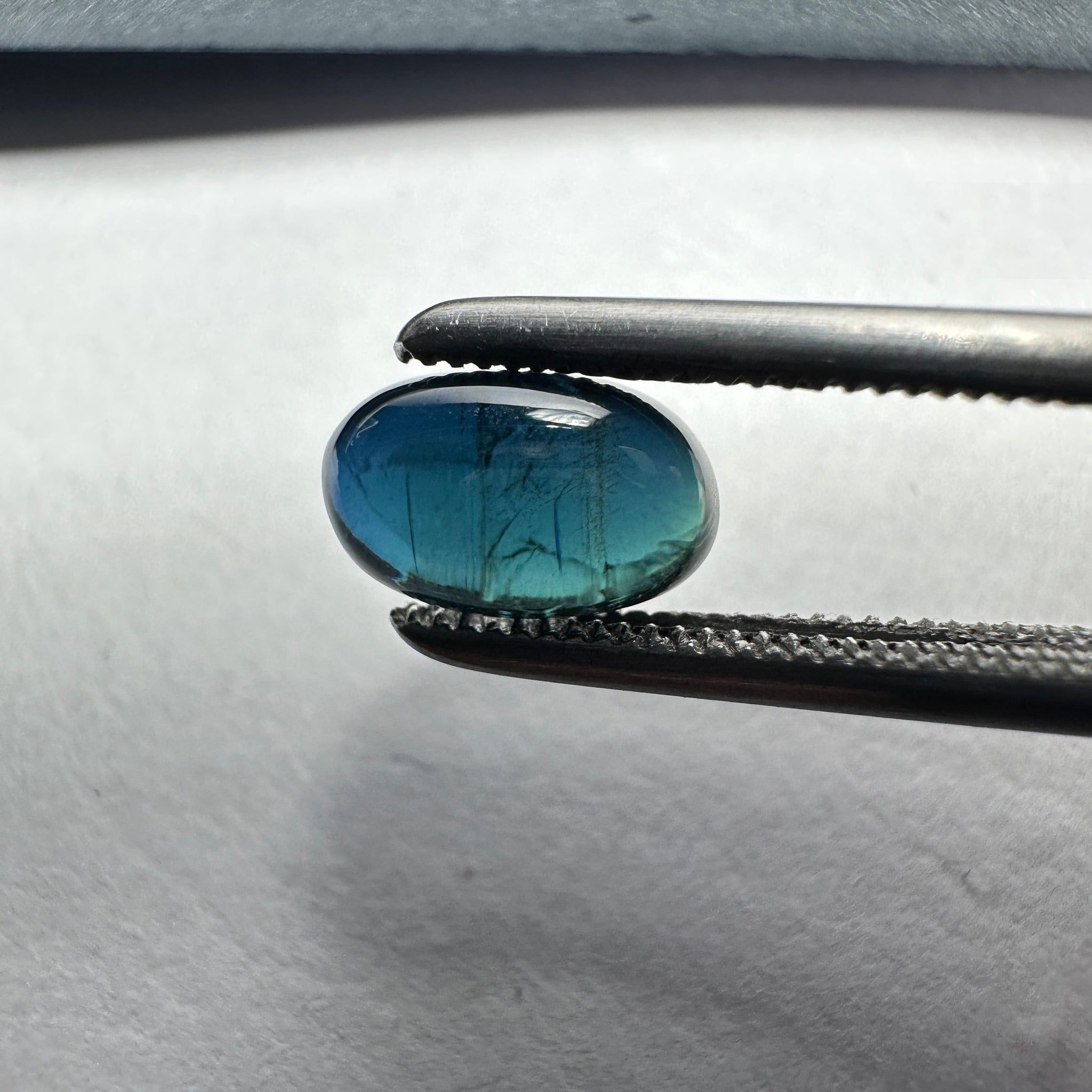 1.80Ct Sapphire Cabochon Kenya. Untreated Unheated. Can Be Used As Is Or Facet It Into A Cut Stone.