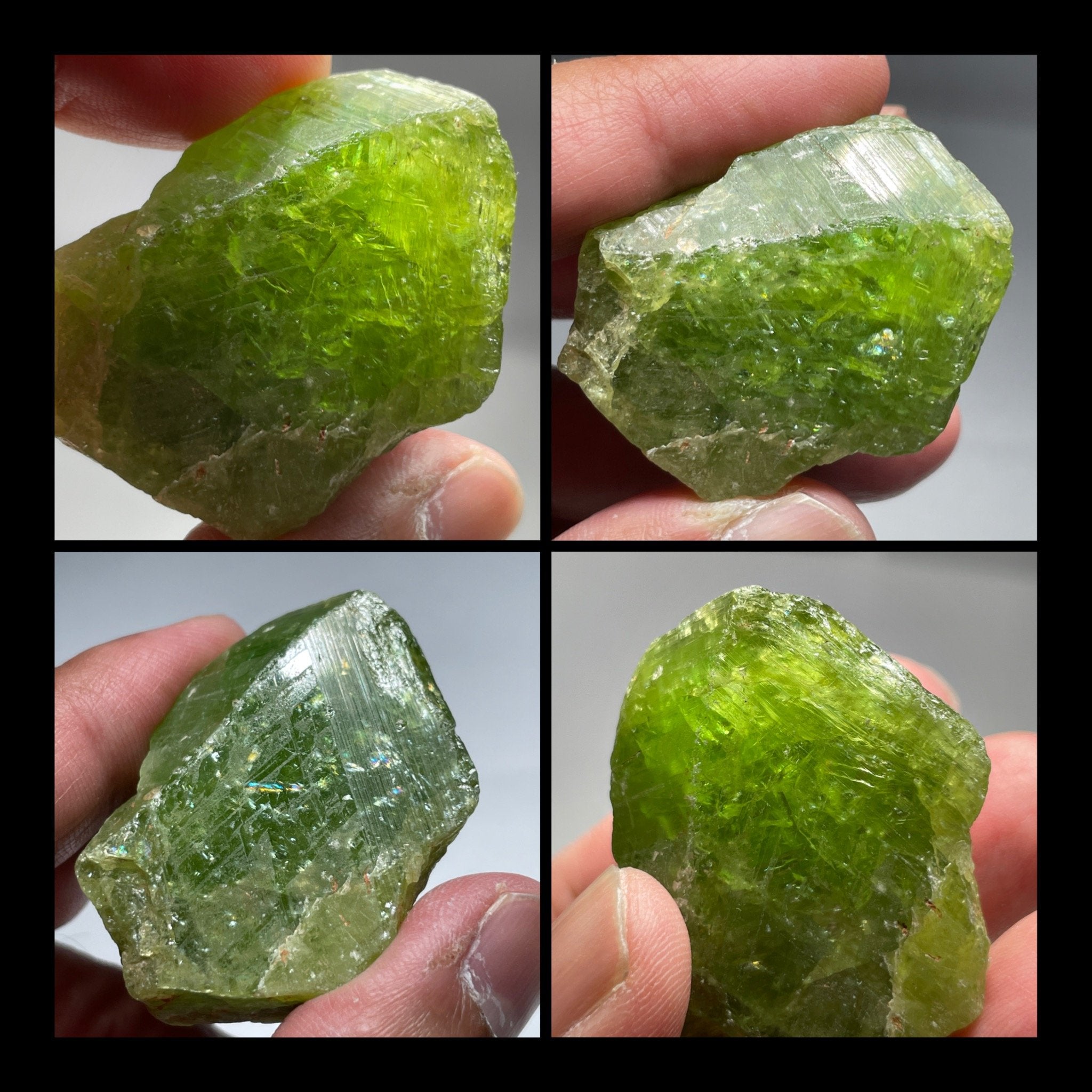 65.40Gm / 327.00Ct Tsavorite Merelani Tanzania Untreated Unheated - With Gemmy Poritions. 44.5 X 21