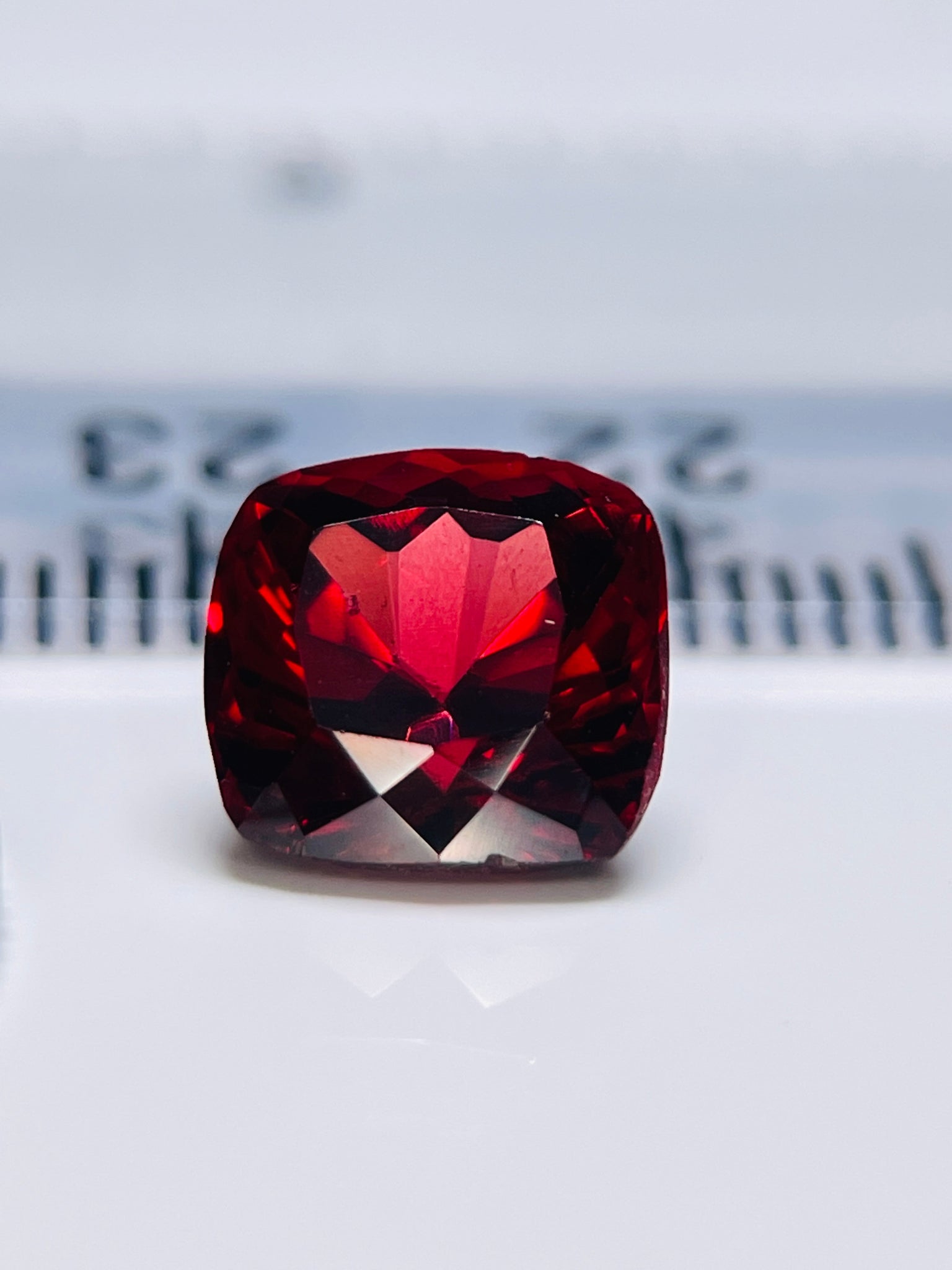 3.35Ct Malaya Garnet. Tanzania. Untreated Unheated