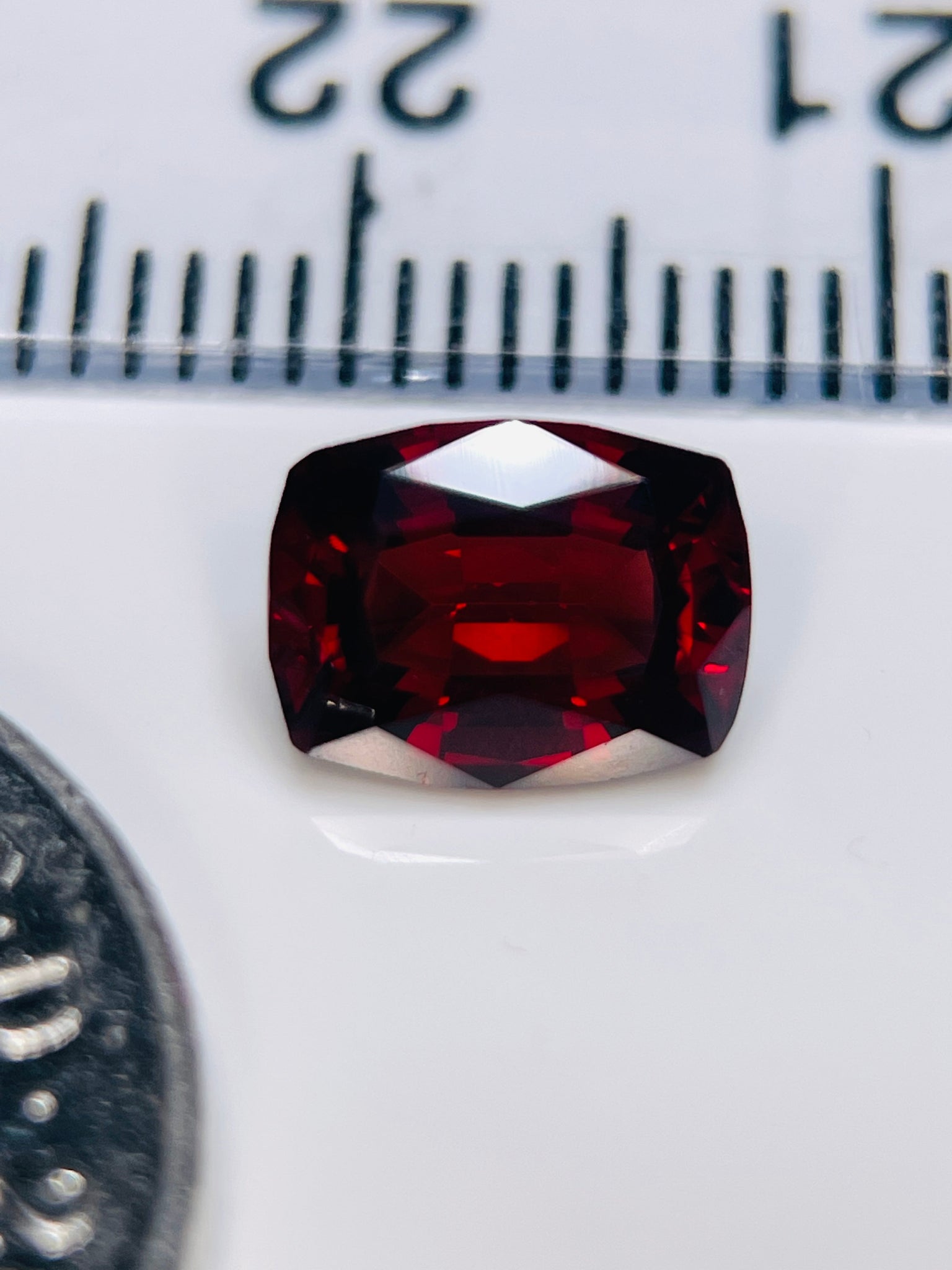 1.97Ct Malaya Garnet. Tanzania. Untreated Unheated