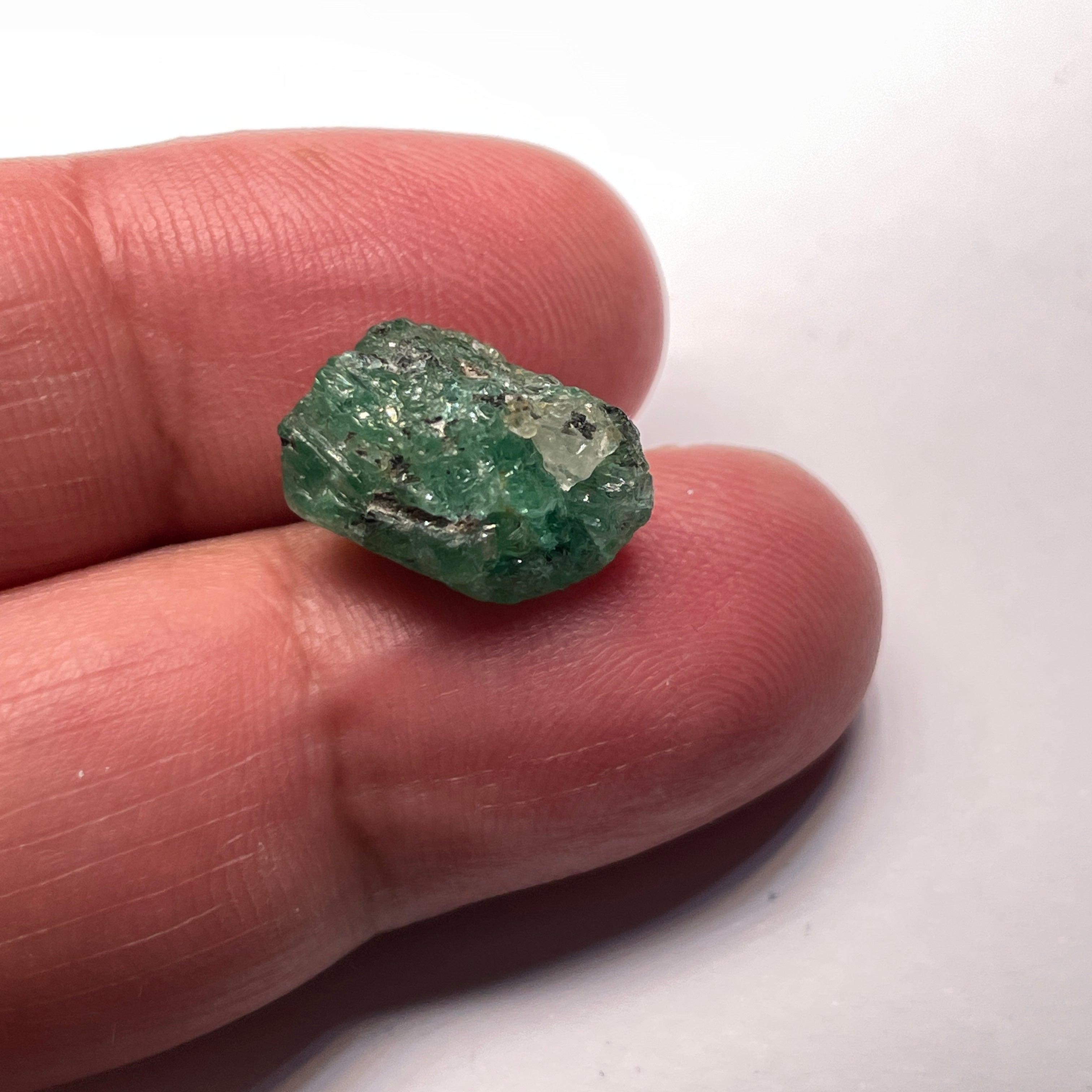 8.02Ct Emerald Crystal Tanzania Untreated Unheated No Oil