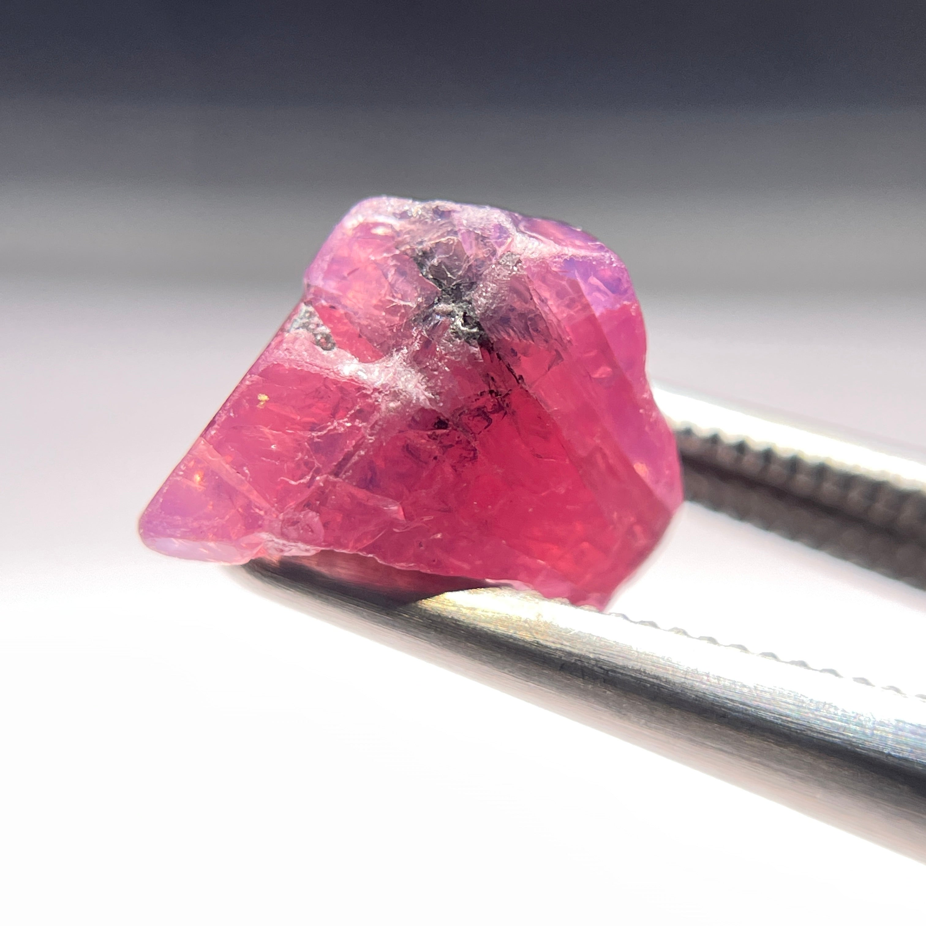 3.67Ct Winza Sapphire Crystal Tanzania Untreated Unheated.