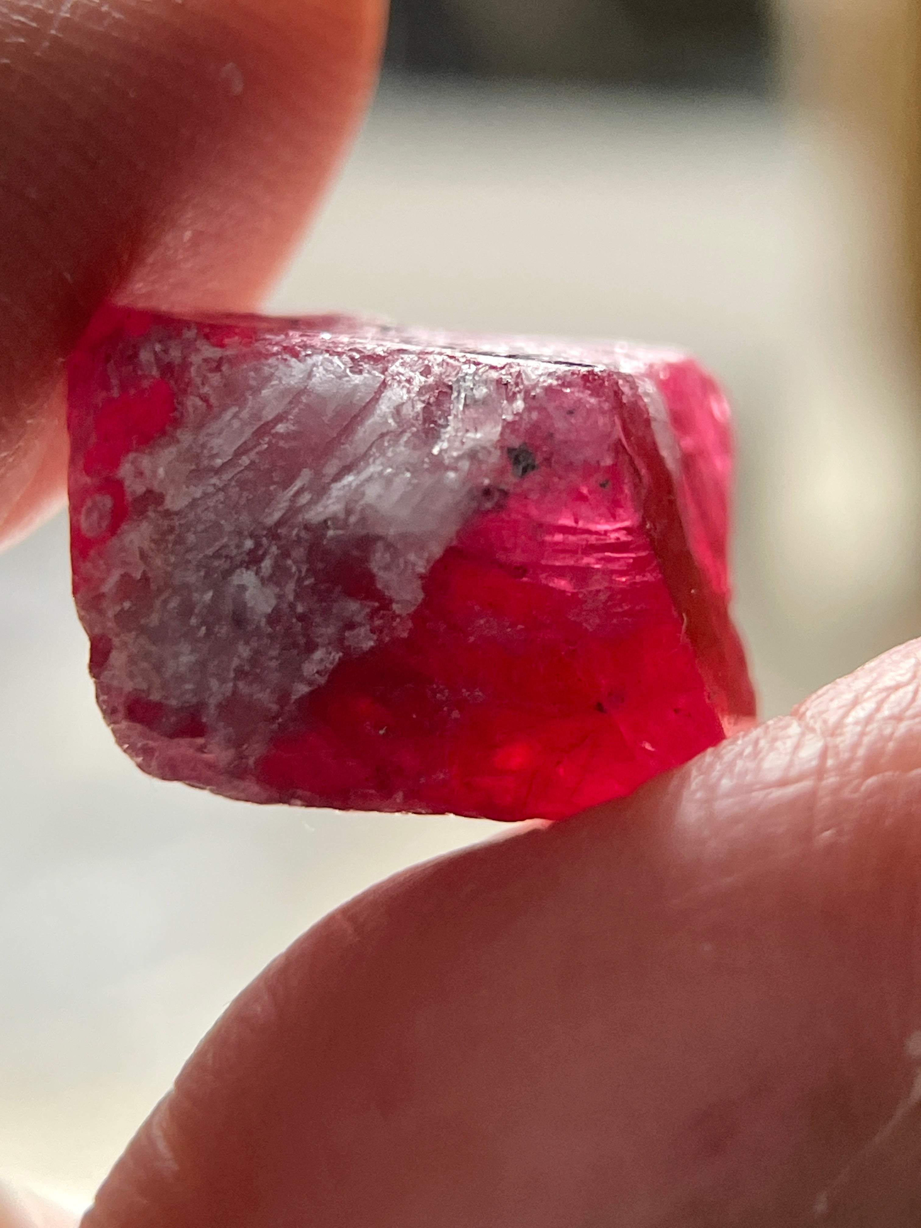 18.42Ct Mahenge Spinel Crystal Tanzania. Untreated Unheated