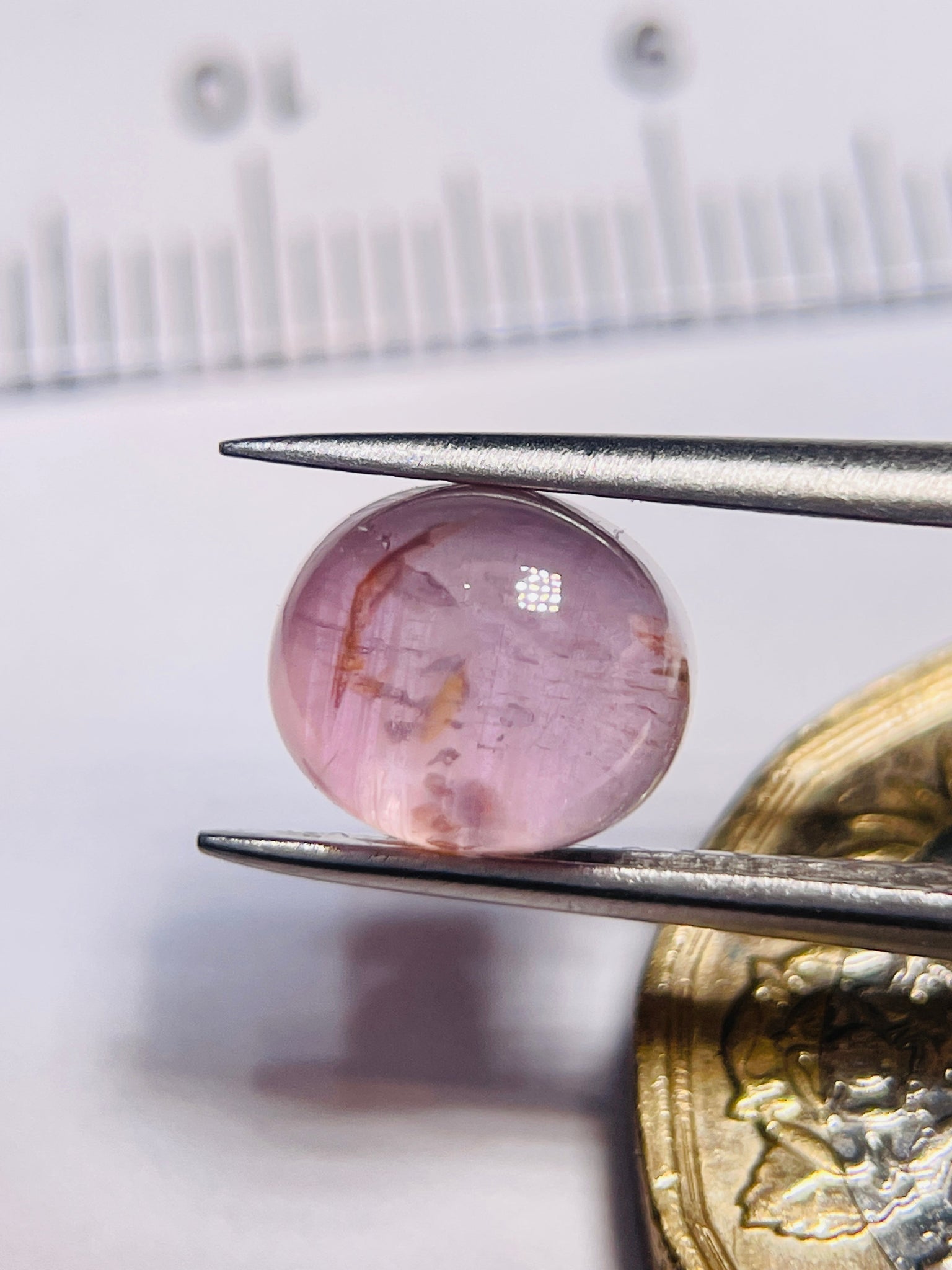 3.63Ct Sapphire Tanzania. Untreated Unheated. Seems To Have A Moving Spot/star