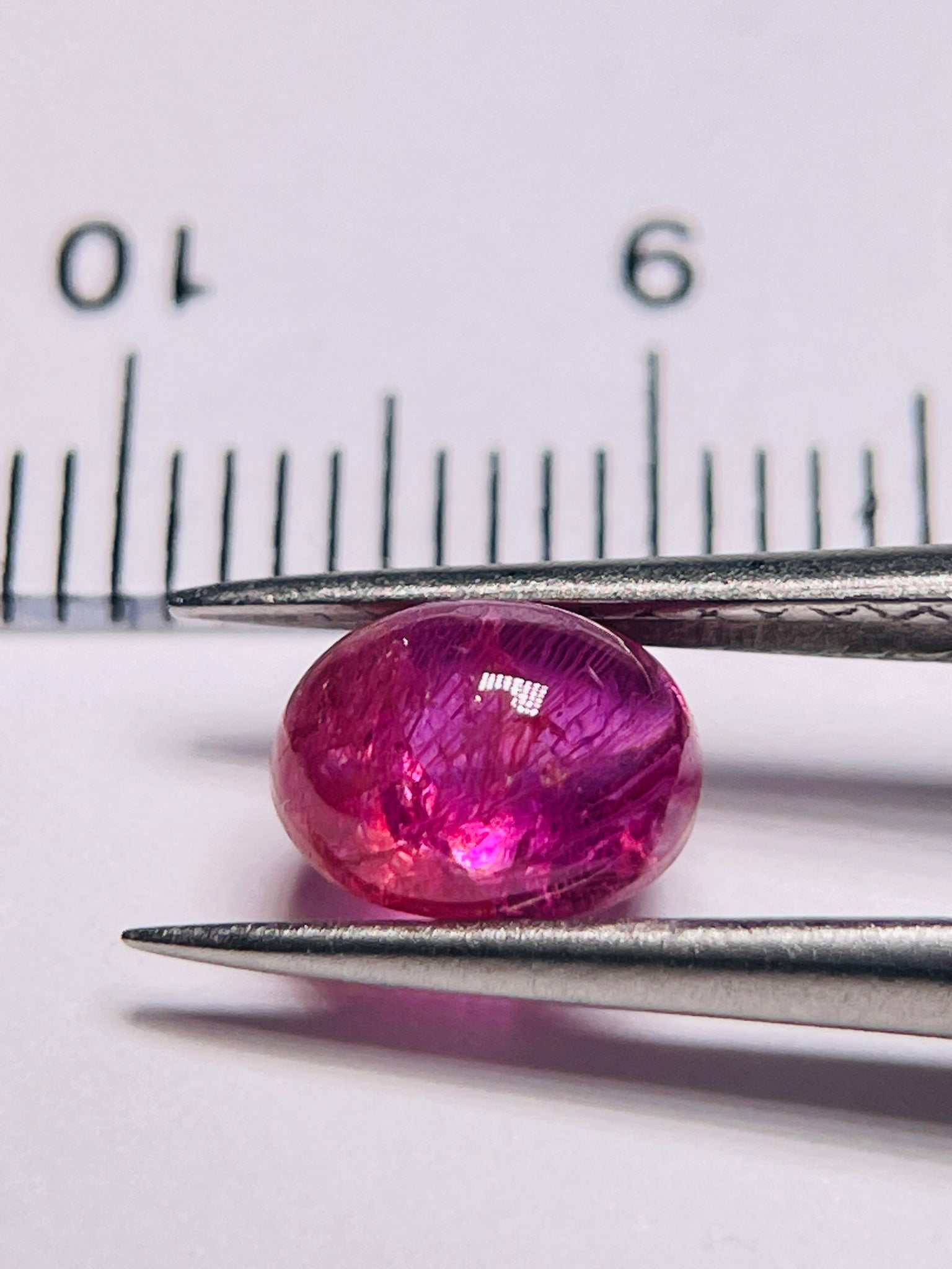 2.11Ct Sapphire Cabochon Umba Valley Tanzania. Untreated Unheated.