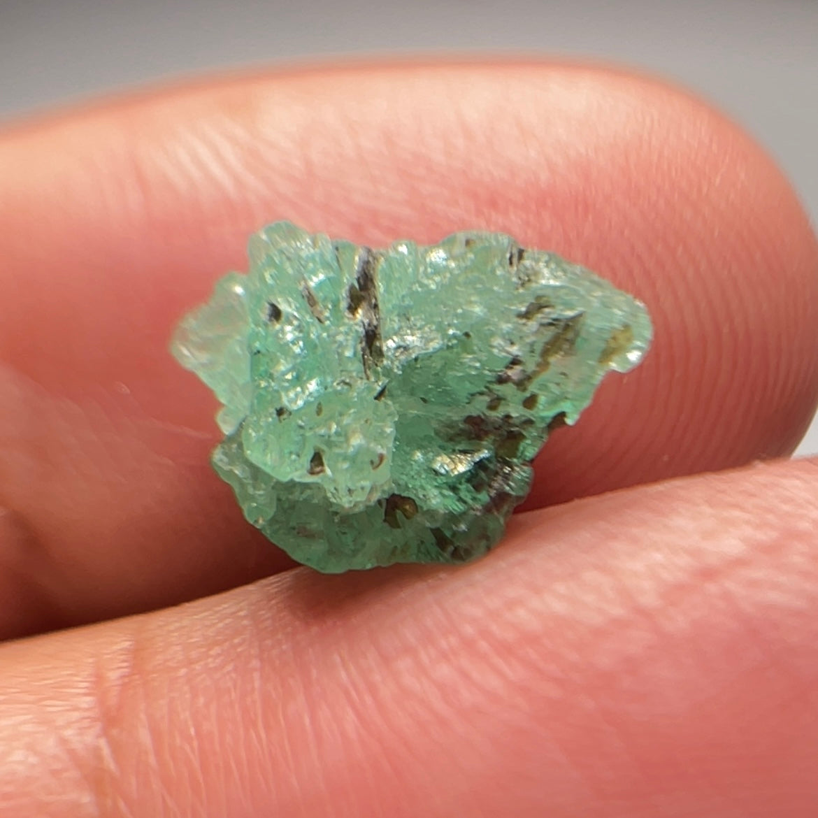 3.43Ct Emerald Crystal Tanzania Untreated Unheated No Oil