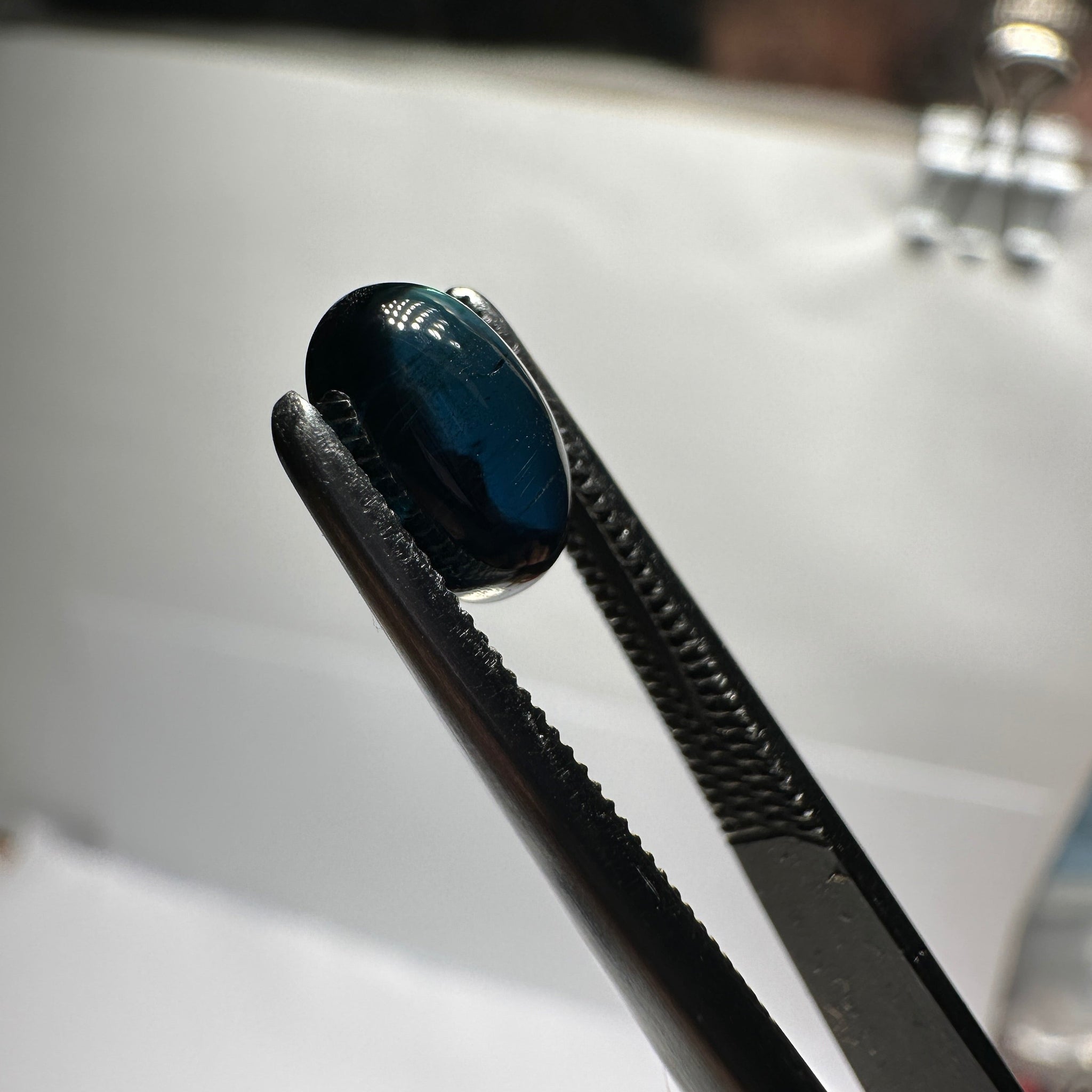 1.80Ct Sapphire Cabochon Kenya. Untreated Unheated. Can Be Used As Is Or Facet It Into A Cut Stone.