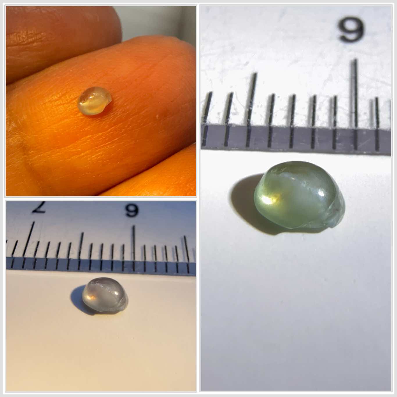 Cats-Eye Alexandrite, slightly chipped at the bottom, see pictures, 0.26ct, Manyara, Tanzania, Untreated Unheated