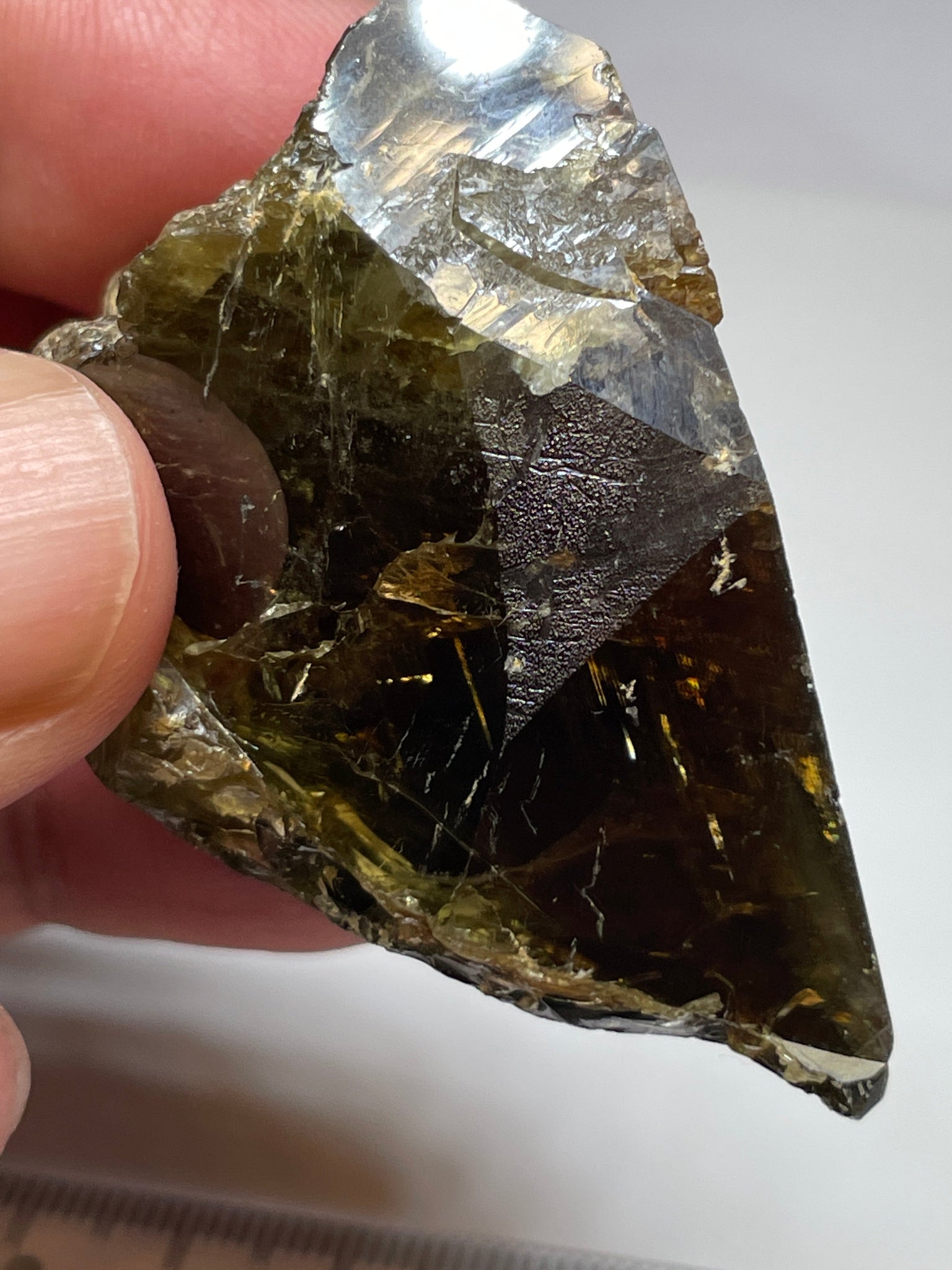 241.59Ct / 43.31Gm Tanzanian Sphene Crystal Untreated Unheated. Very High End Ultra Rare