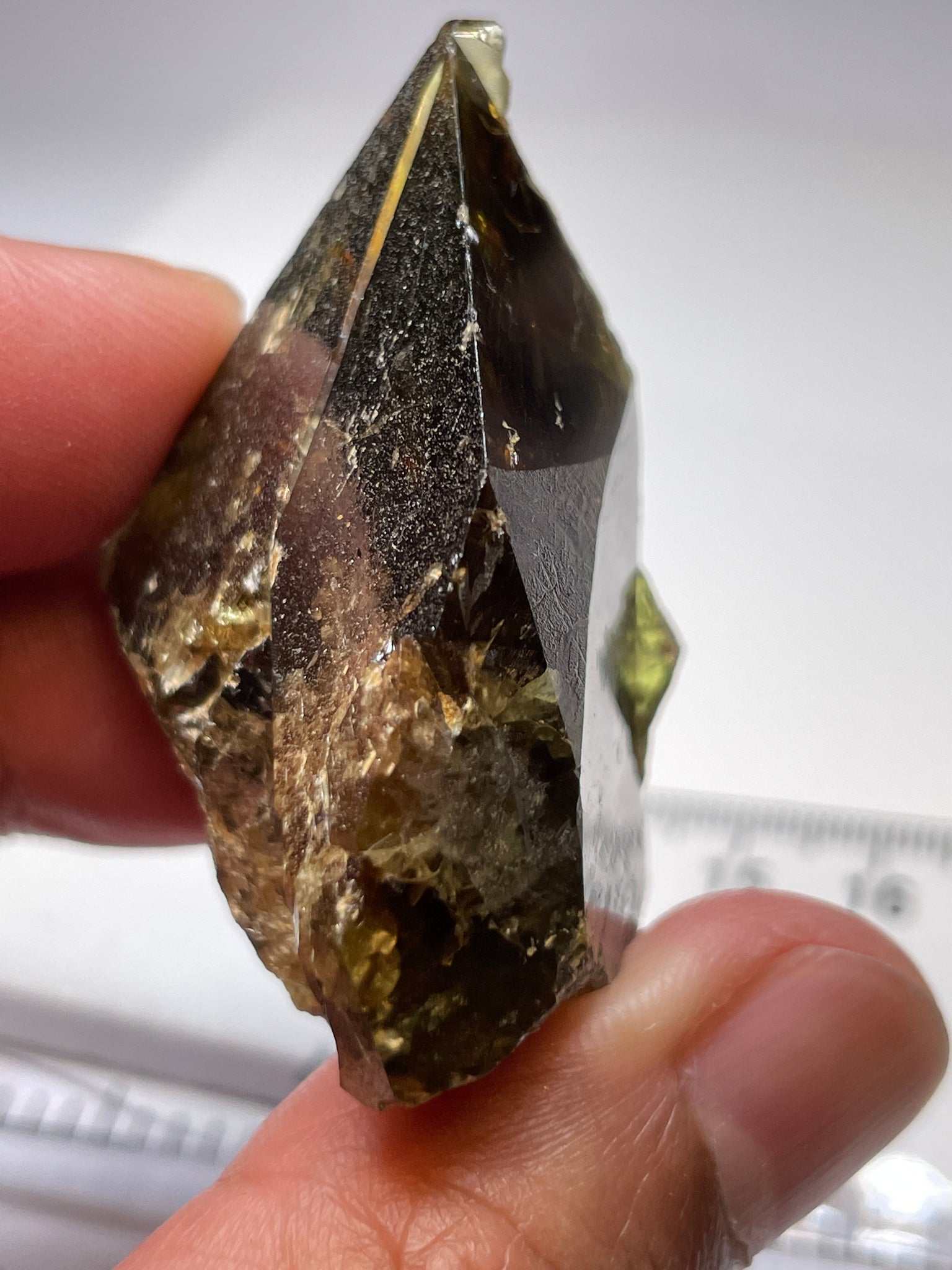 241.59Ct / 43.31Gm Tanzanian Sphene Crystal Untreated Unheated. Very High End Ultra Rare