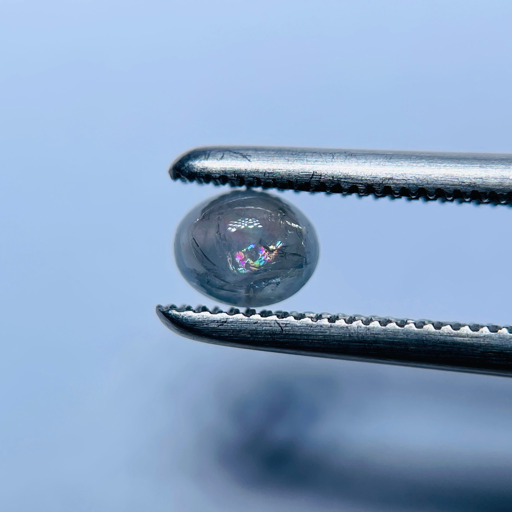 0.48Ct Cats-Eye Alexandrite Lake Manyara Tanzania. Untreated Unheated. Yep Thats A Rainbow In It