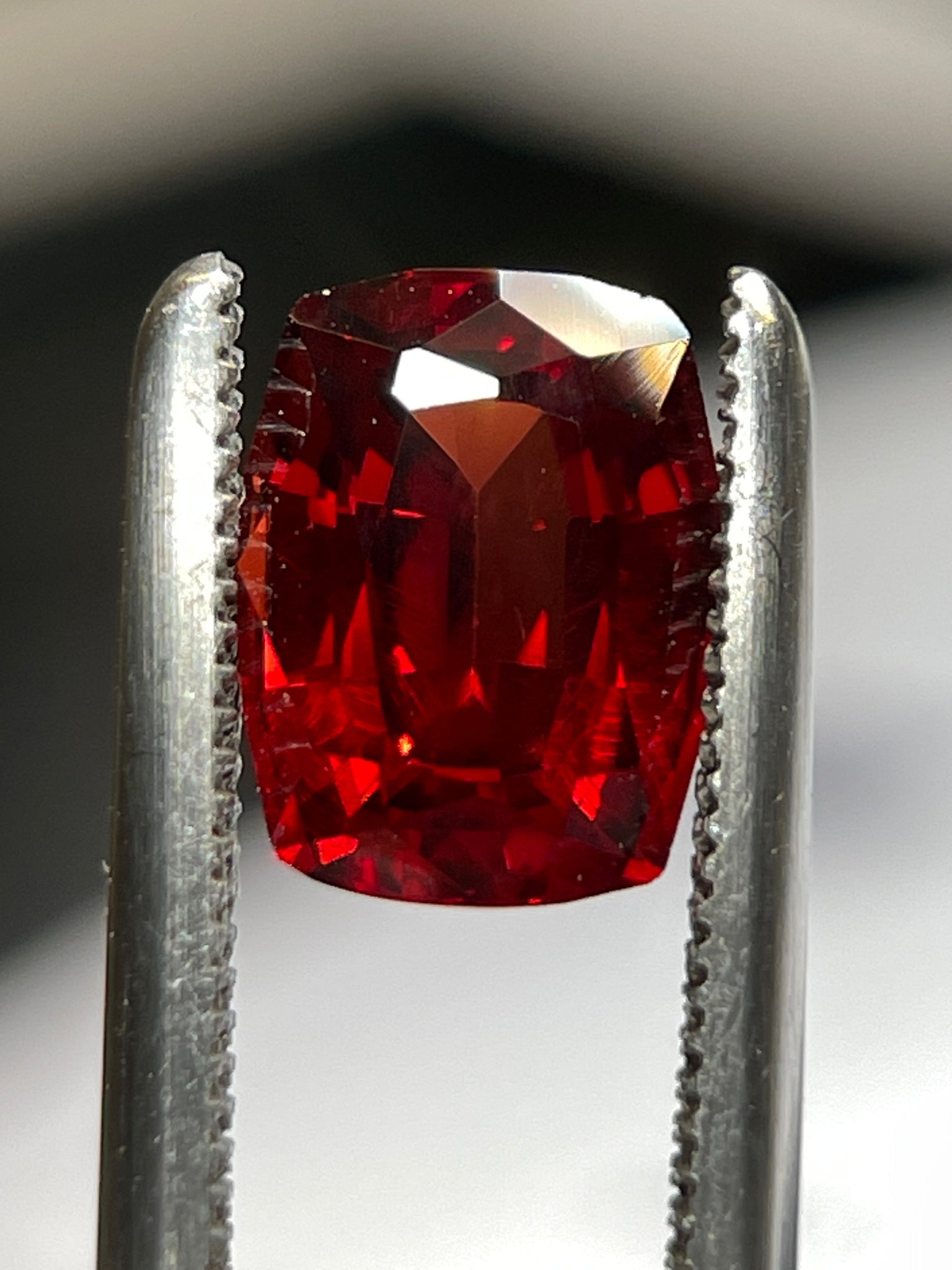 1.97Ct Malaya Garnet. Tanzania. Untreated Unheated