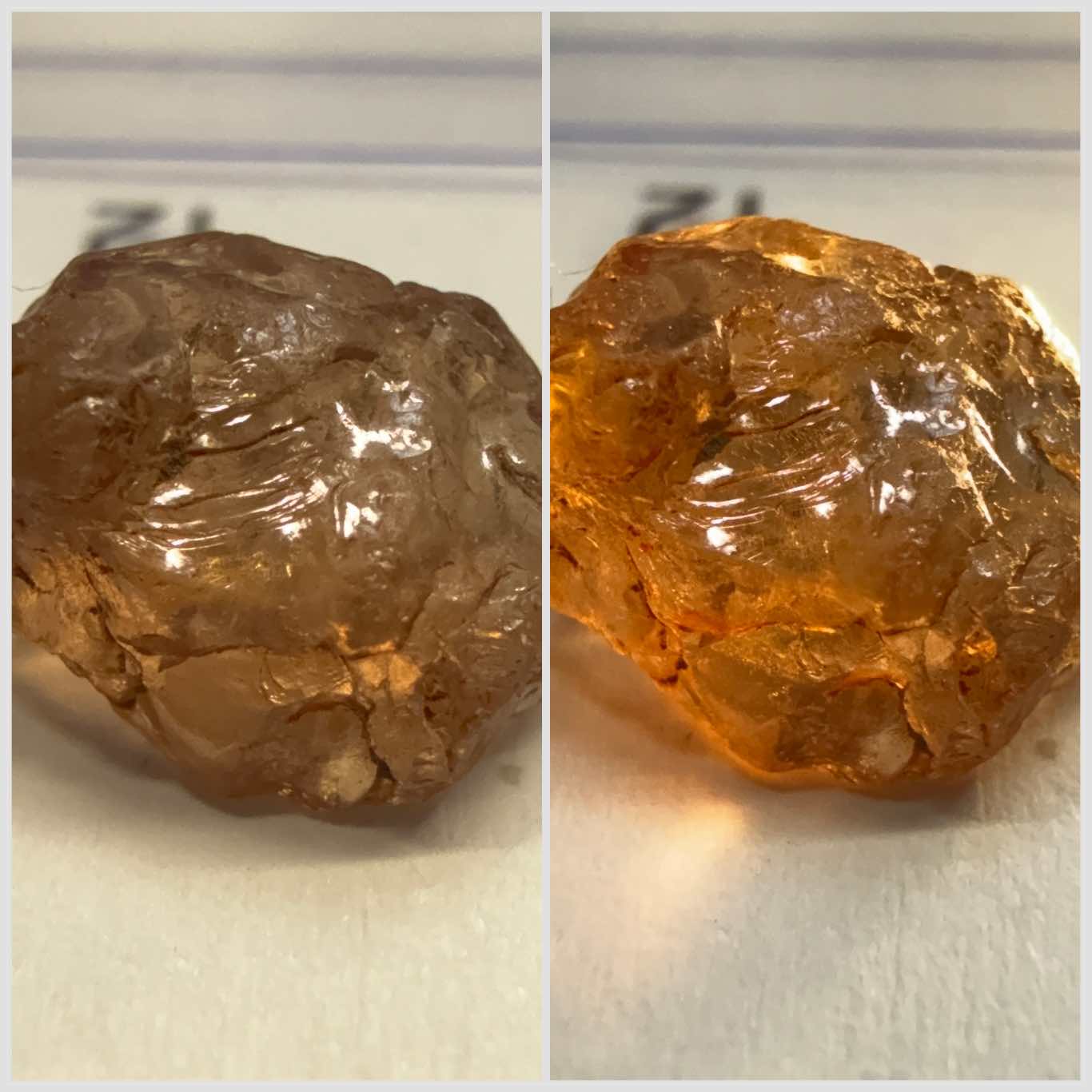 Colour Shift Garnet, 2.77ct, Tanzania, Untreated Unheated, slight inclusion on the outside skin, inside clean but flattish shape