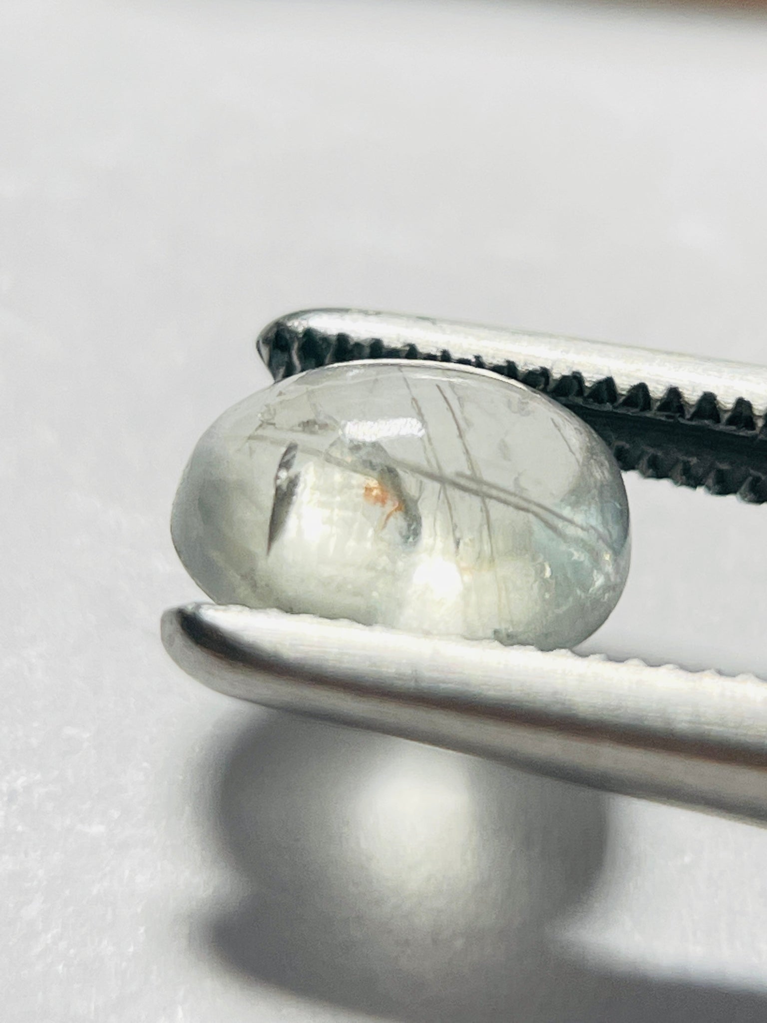 1.46Ct Umba Sapphire Cabochon. Tanzania Untreated Unheated.