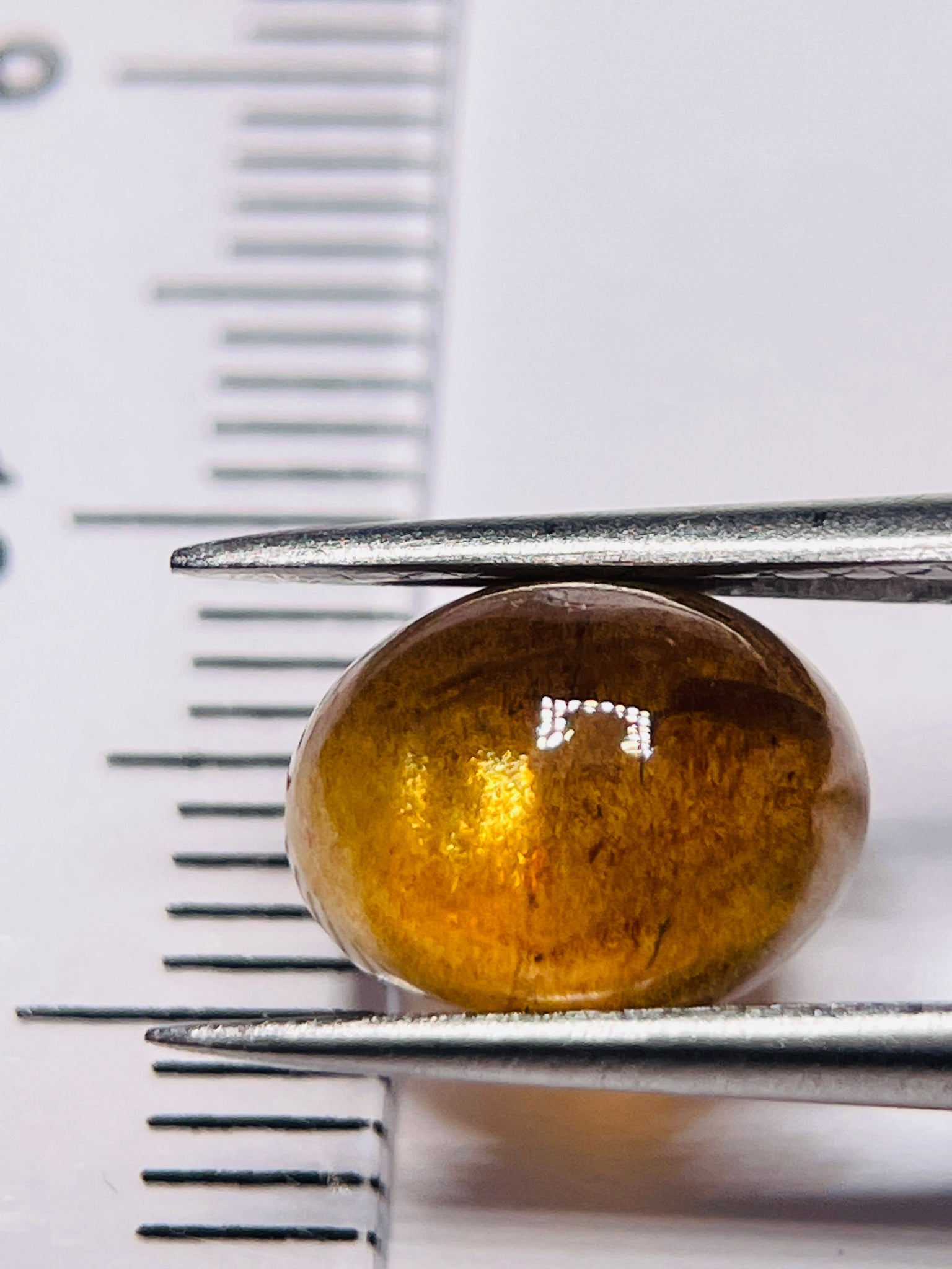 3.33Ct Sapphire Cabochon Seems To Have A Moving Star But As Point Umba Valley Tanzania. Untreated