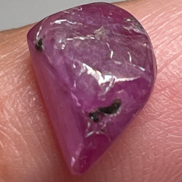 3.99Ct Winza Ruby Freeform Cab Tanzania Untreated Unheated