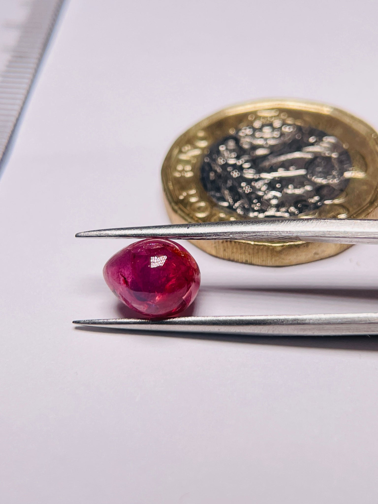 3.33Ct Sapphire Cabochon Umba Valley Tanzania. Untreated Unheated