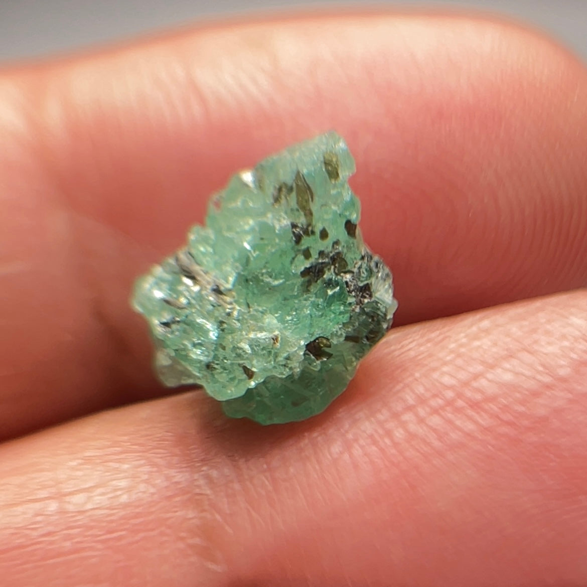 3.43Ct Emerald Crystal Tanzania Untreated Unheated No Oil