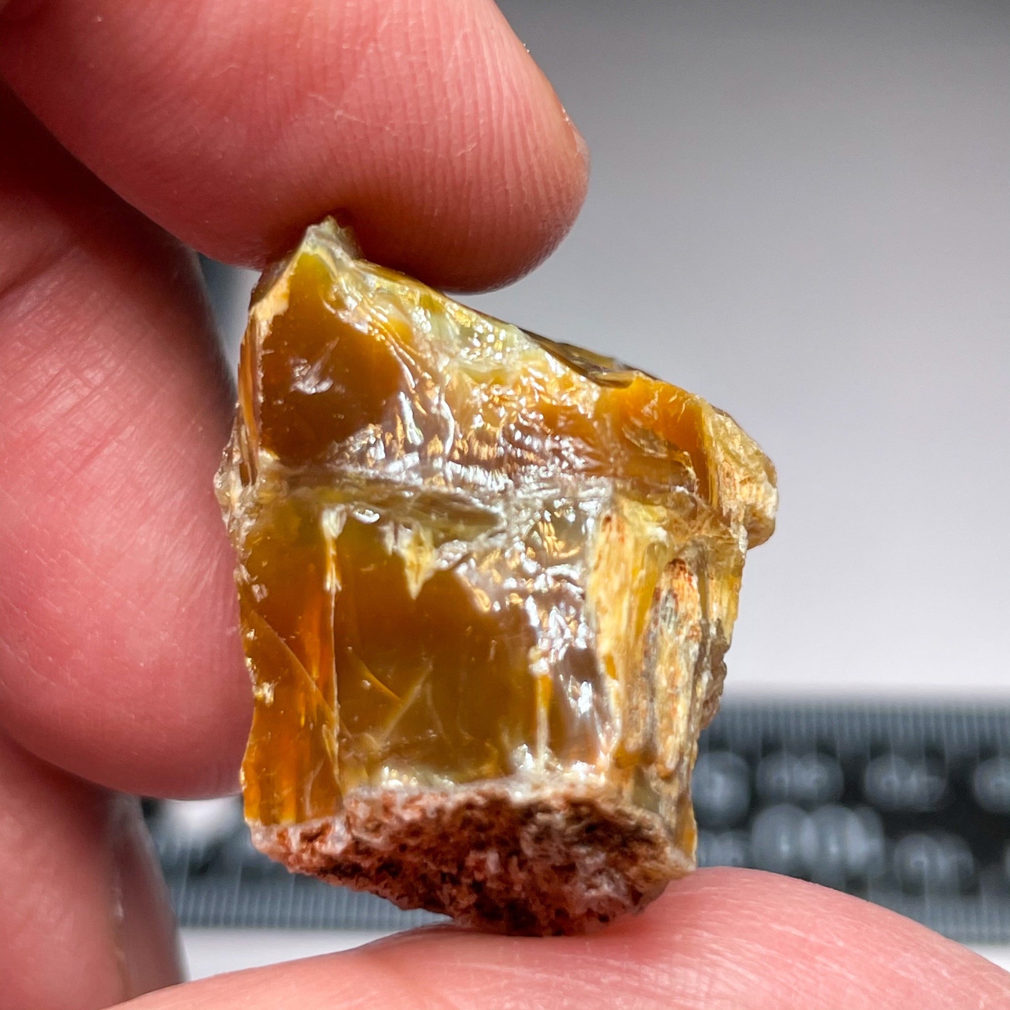 59.74Ct Opal Tanzania Untreated Unheated From A 1999 Deposit Chatoyant (Cats-Eye Effect) Has An