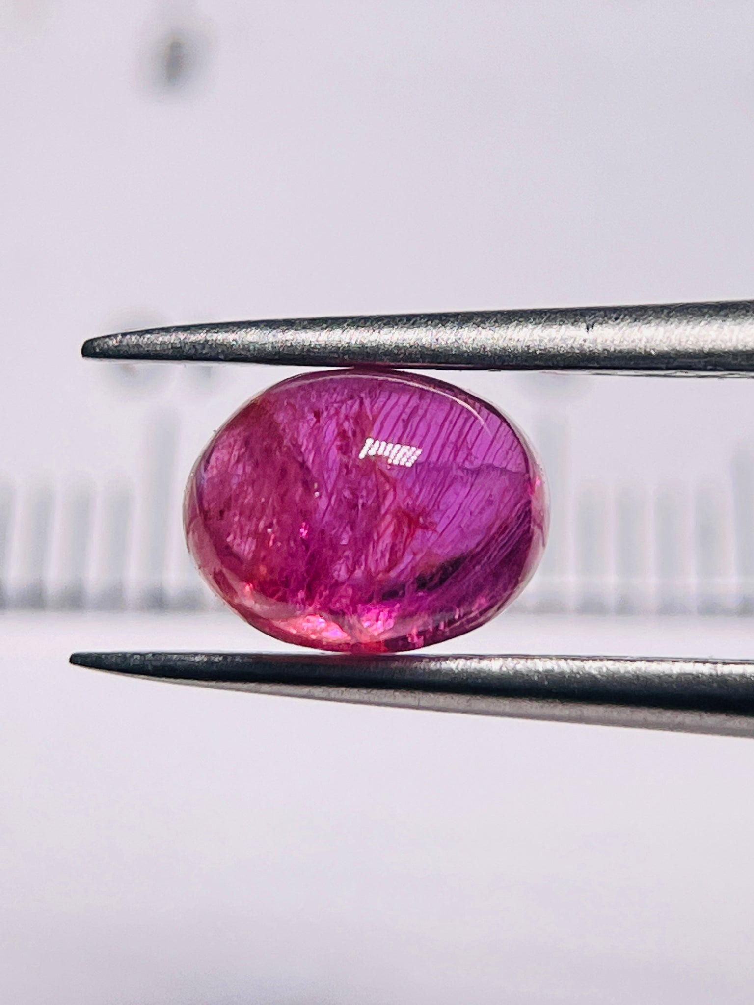 2.11Ct Sapphire Cabochon Umba Valley Tanzania. Untreated Unheated.