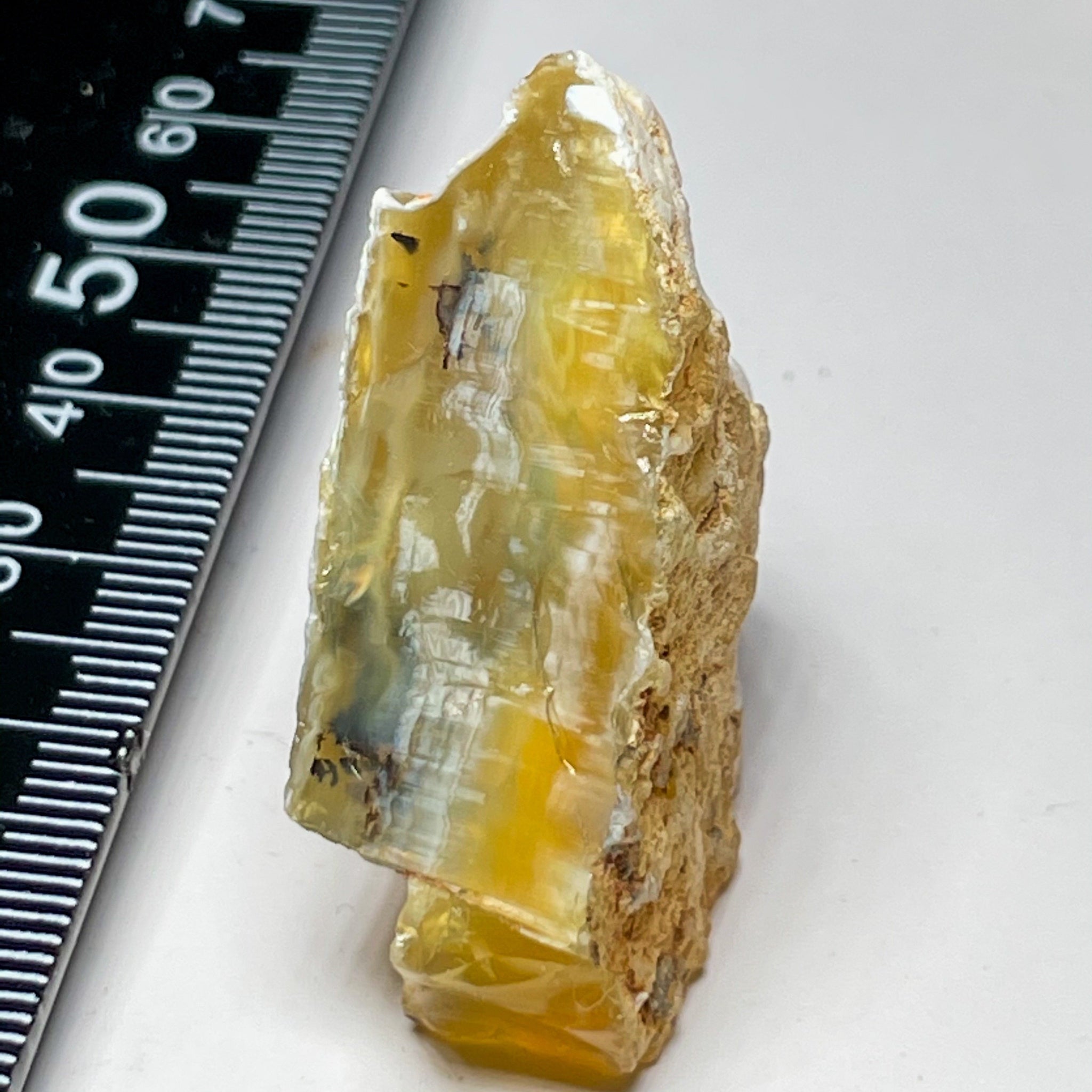 78.02Ct Opal Tanzania Untreated Unheated From A 1999 Deposit Chatoyant (Cats-Eye Effect)