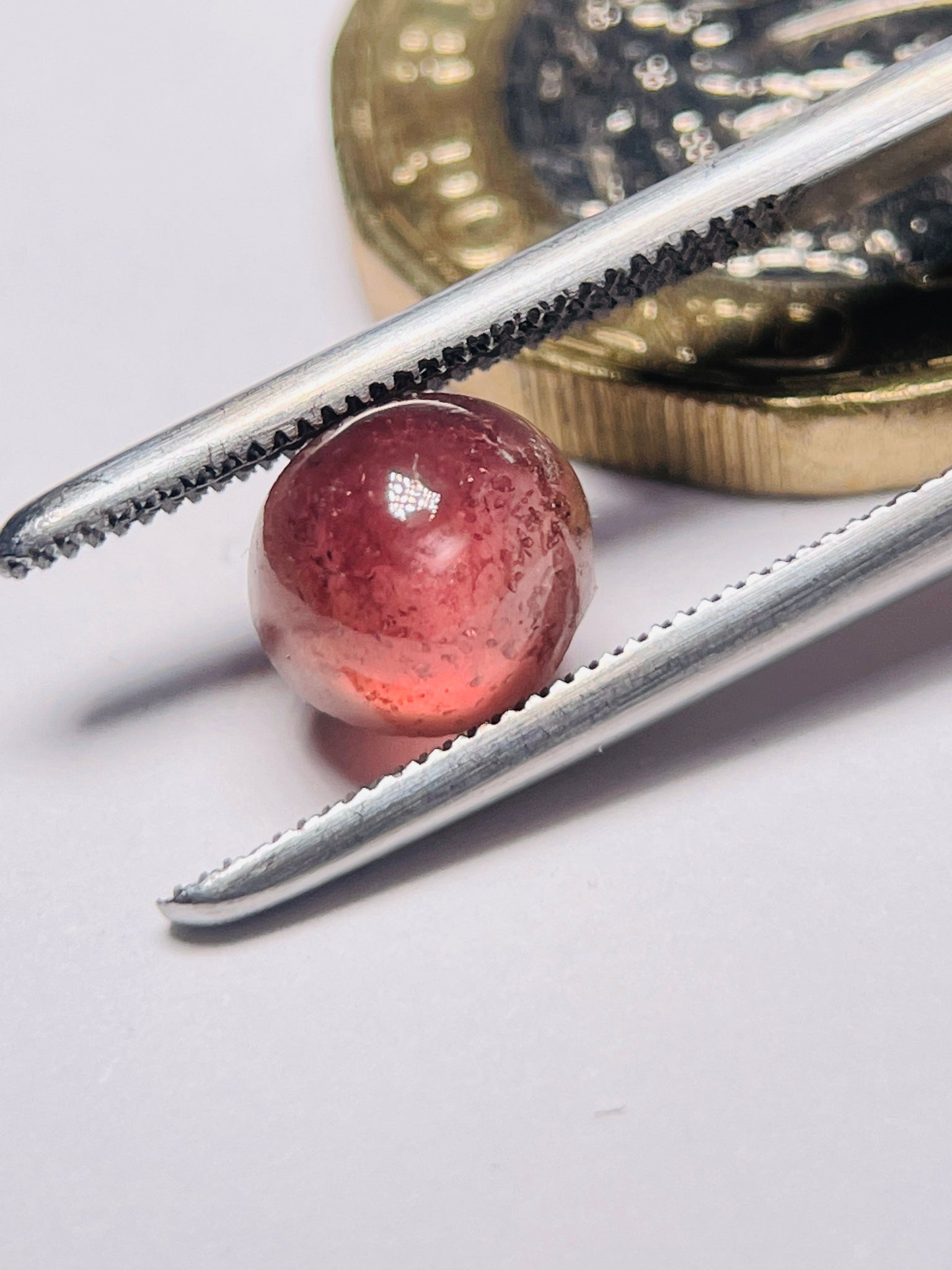 2.10Ct Sapphire Cabochon Seems To Have A Moving Star But As Point Umba Valley Tanzania. Untreated