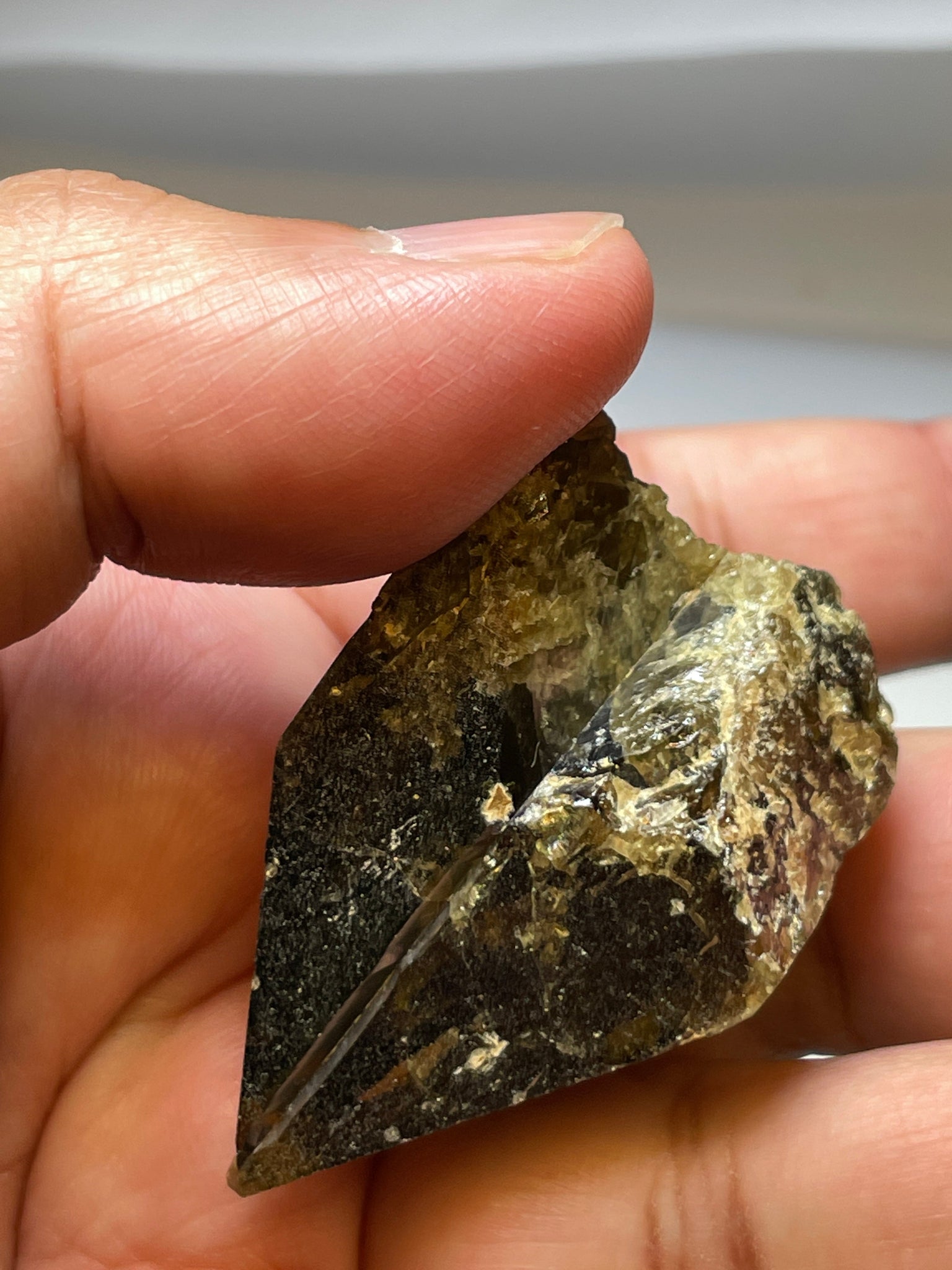 241.59Ct / 43.31Gm Tanzanian Sphene Crystal Untreated Unheated. Very High End Ultra Rare