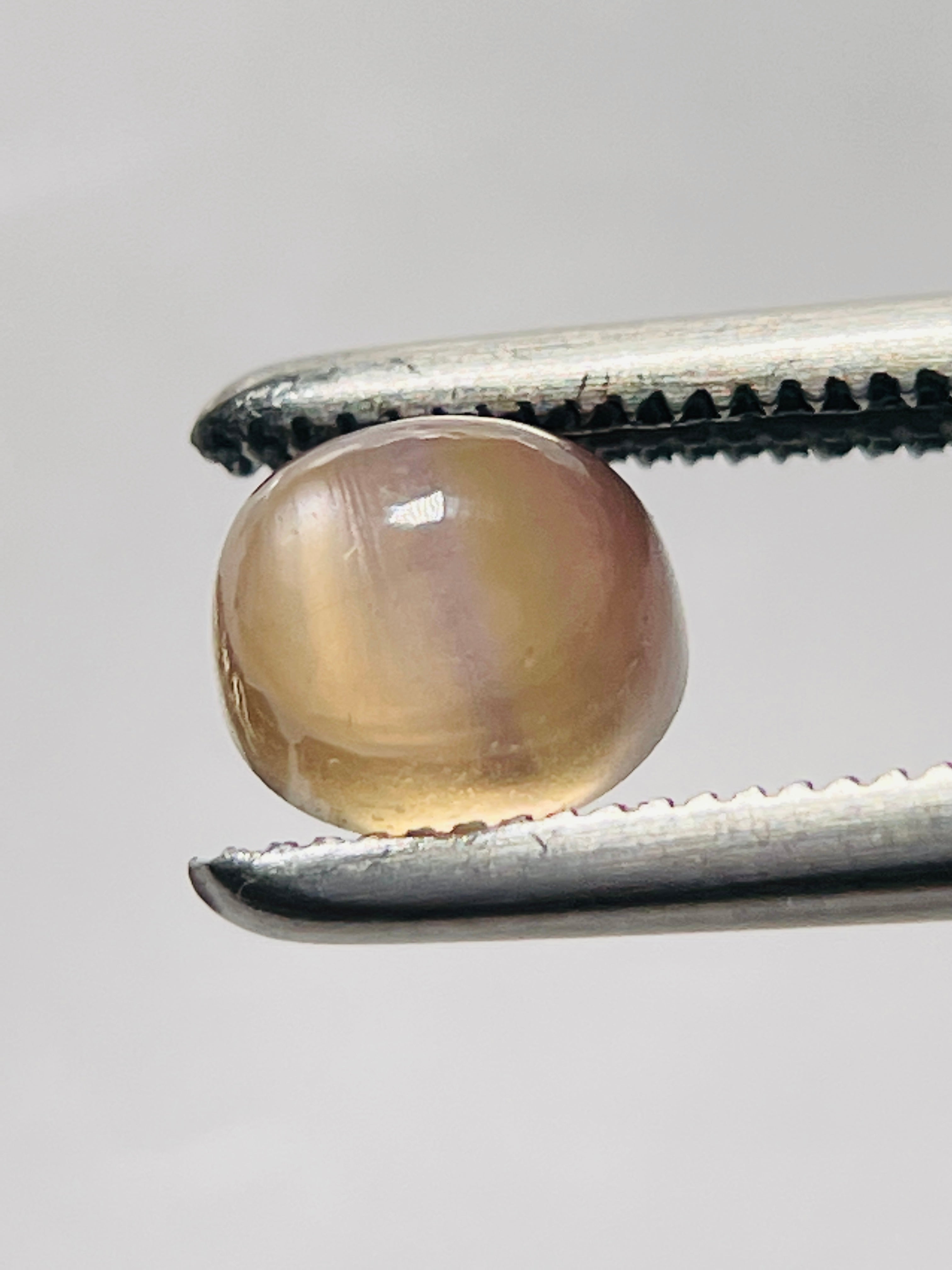 1.32Ct Umba Sapphire Cabochon. Tanzania Untreated Unheated. Incredible Banding On This One