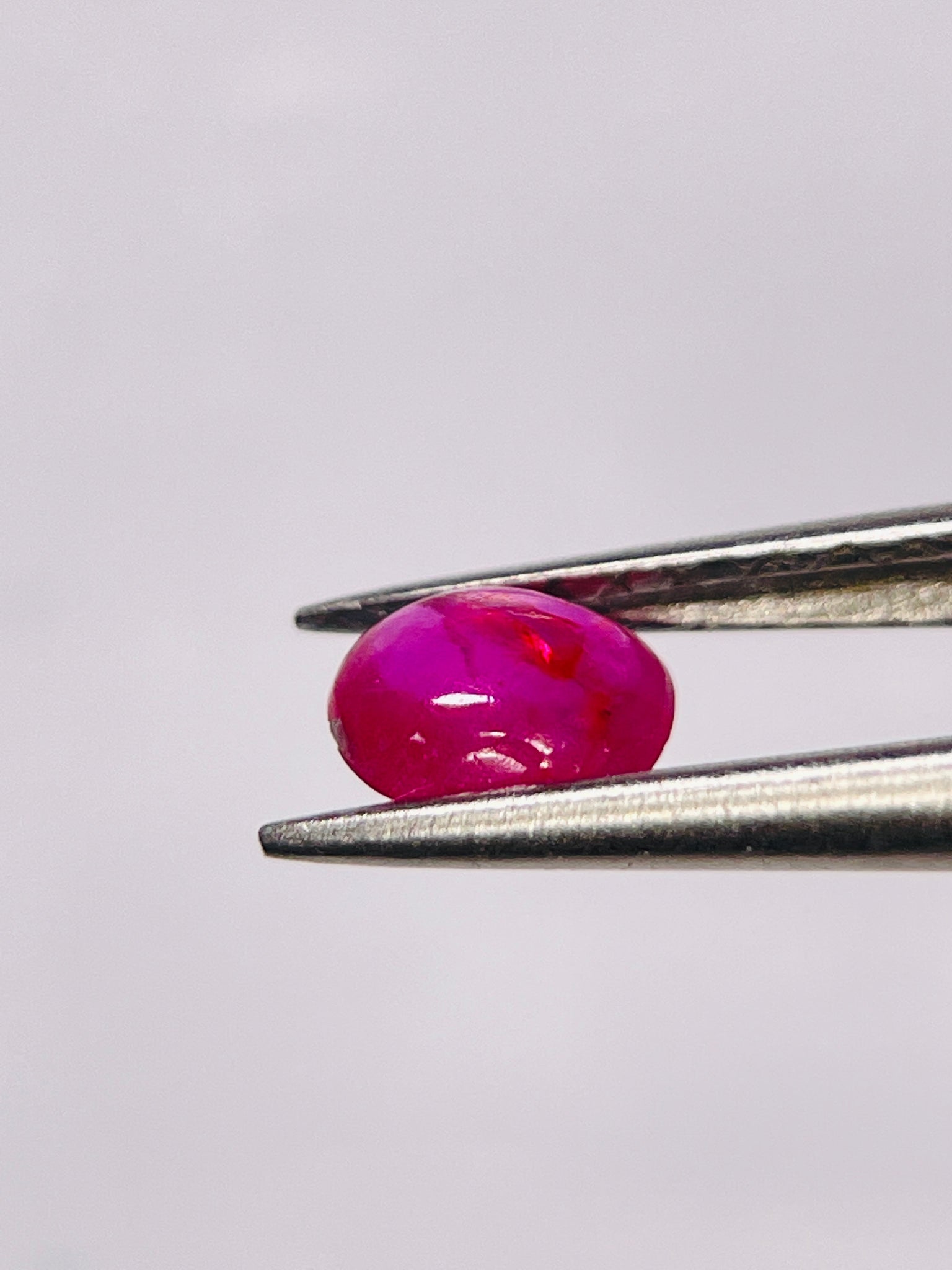 0.58Ct Sapphire Cabochon Winza Tanzania. Untreated Unheated