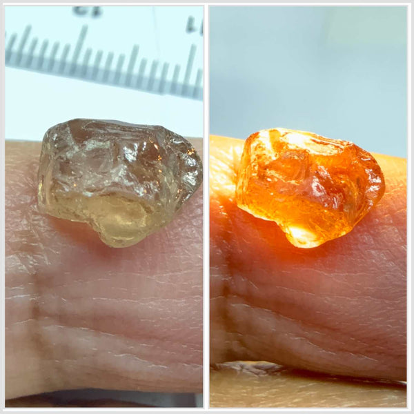 Colour Change Garnet, 3.00ct, vvs-if, a little flattish shape, Tanzania, Untreated Unheated