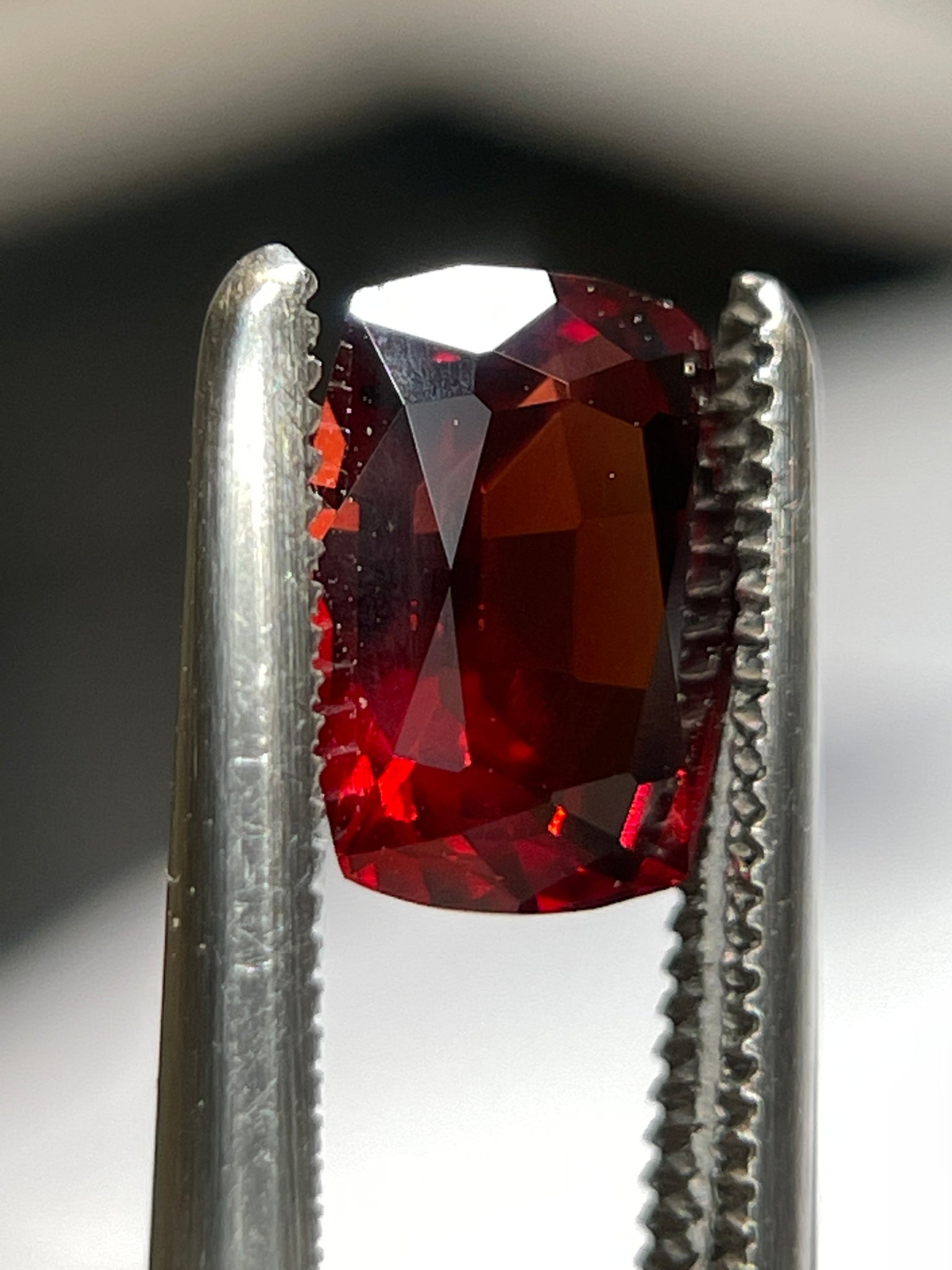 1.97Ct Malaya Garnet. Tanzania. Untreated Unheated