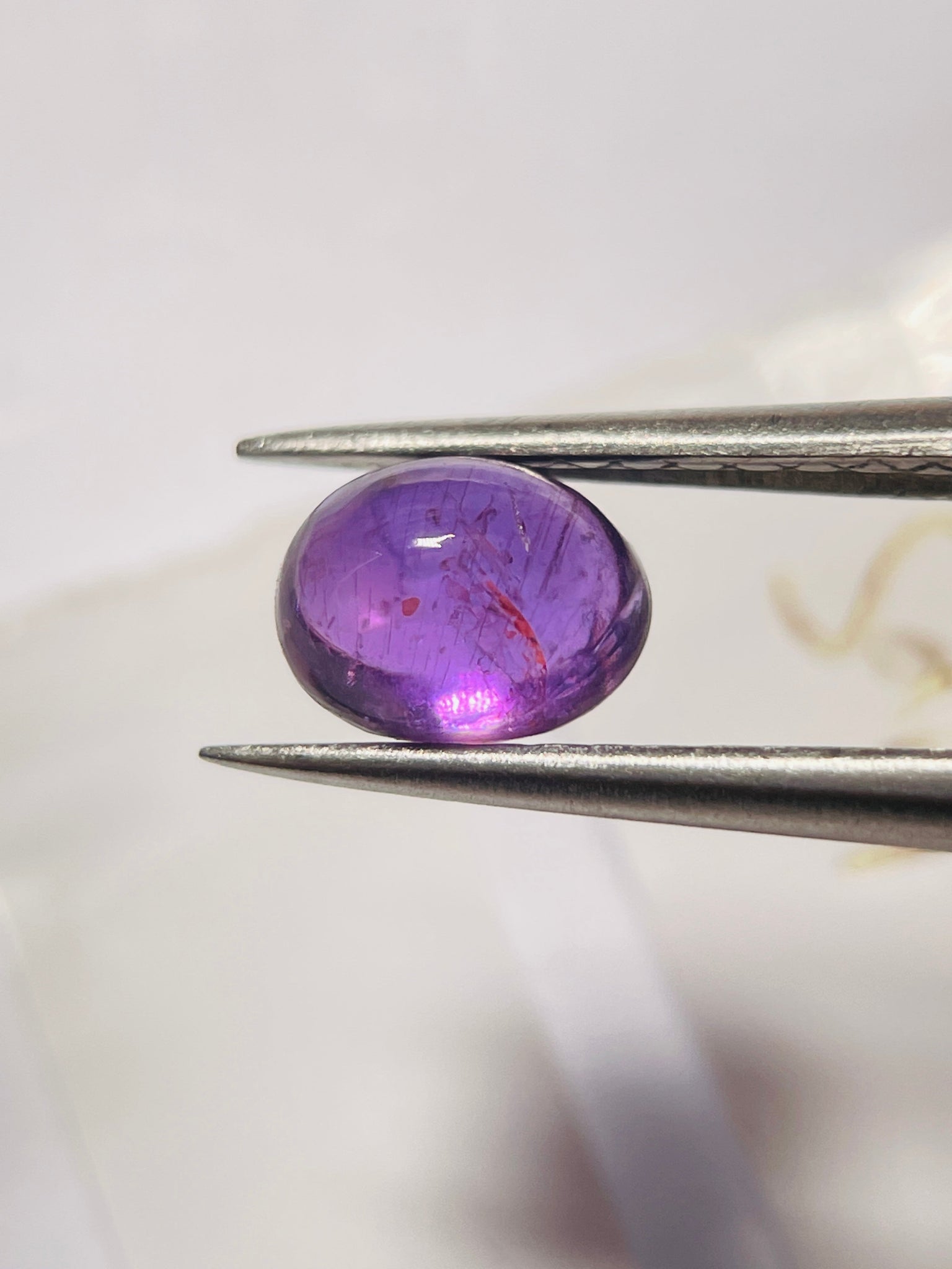 1.65Ct Sapphire Cabochon Umba Valley Tanzania. Untreated Unheated.