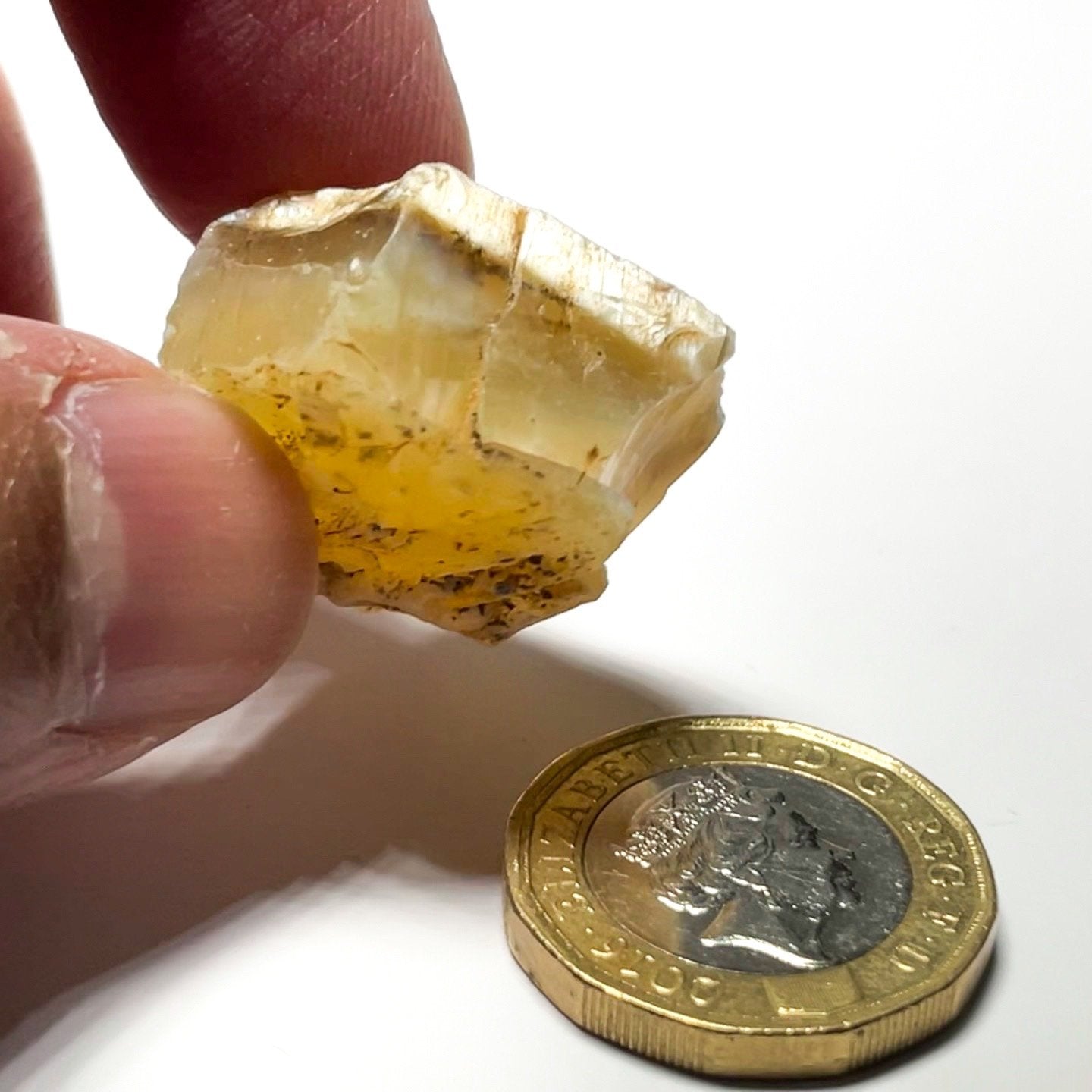 51.31Ct Opal Tanzania Untreated Unheated From A 1999 Deposit Chatoyant (Pearly Cats-Eye Effect)