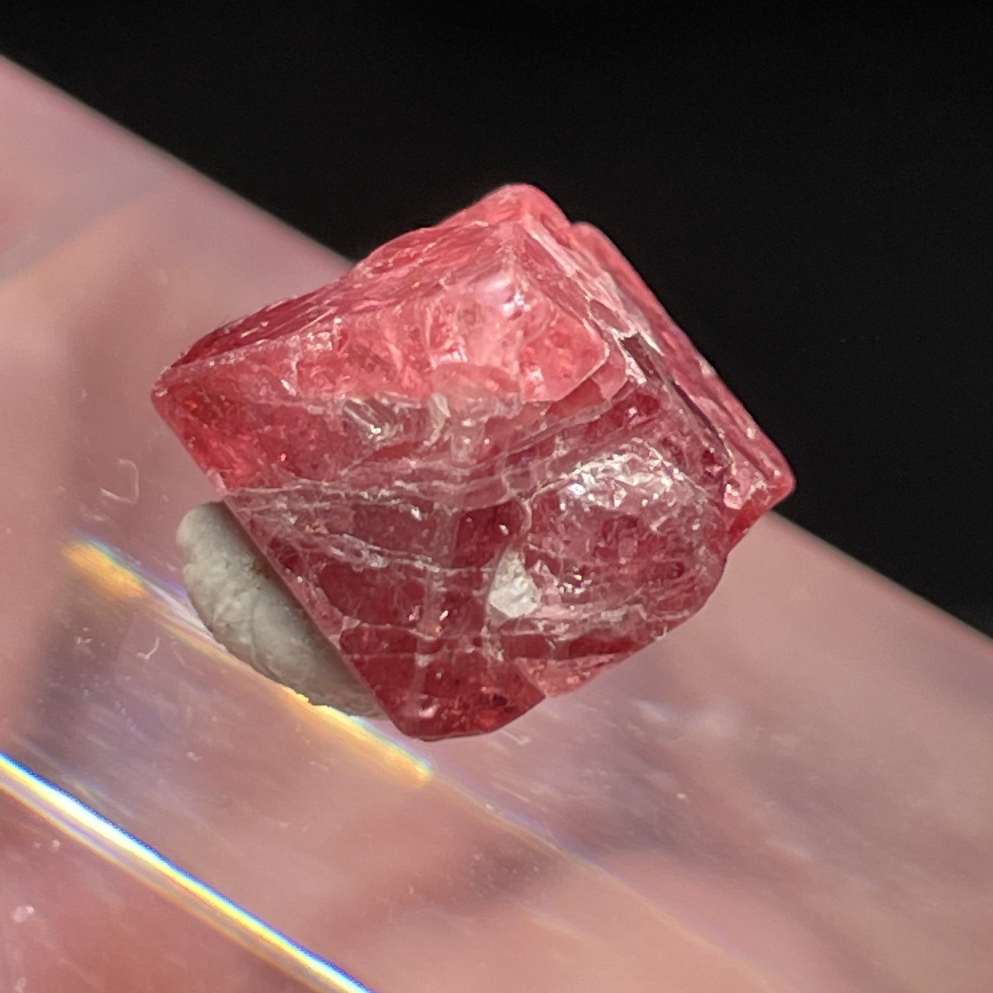 12.38Ct Mahenge Spinel Crystal Tanzania Untreated Unheated. 11.5 X 12.1 9.3 Mm