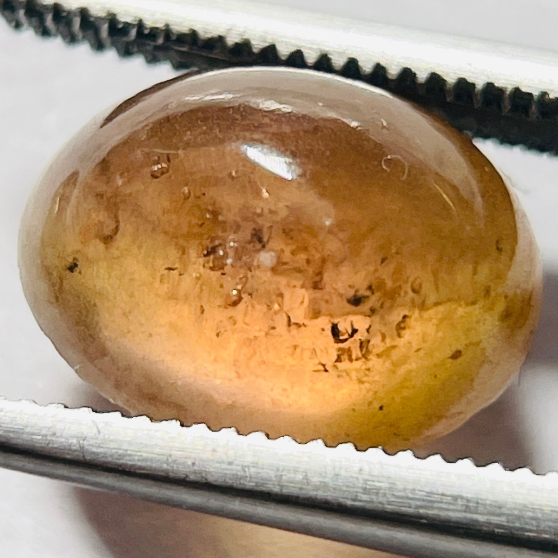 3.43Ct Umba Sapphire Cabochon. Tanzania Untreated Unheated.