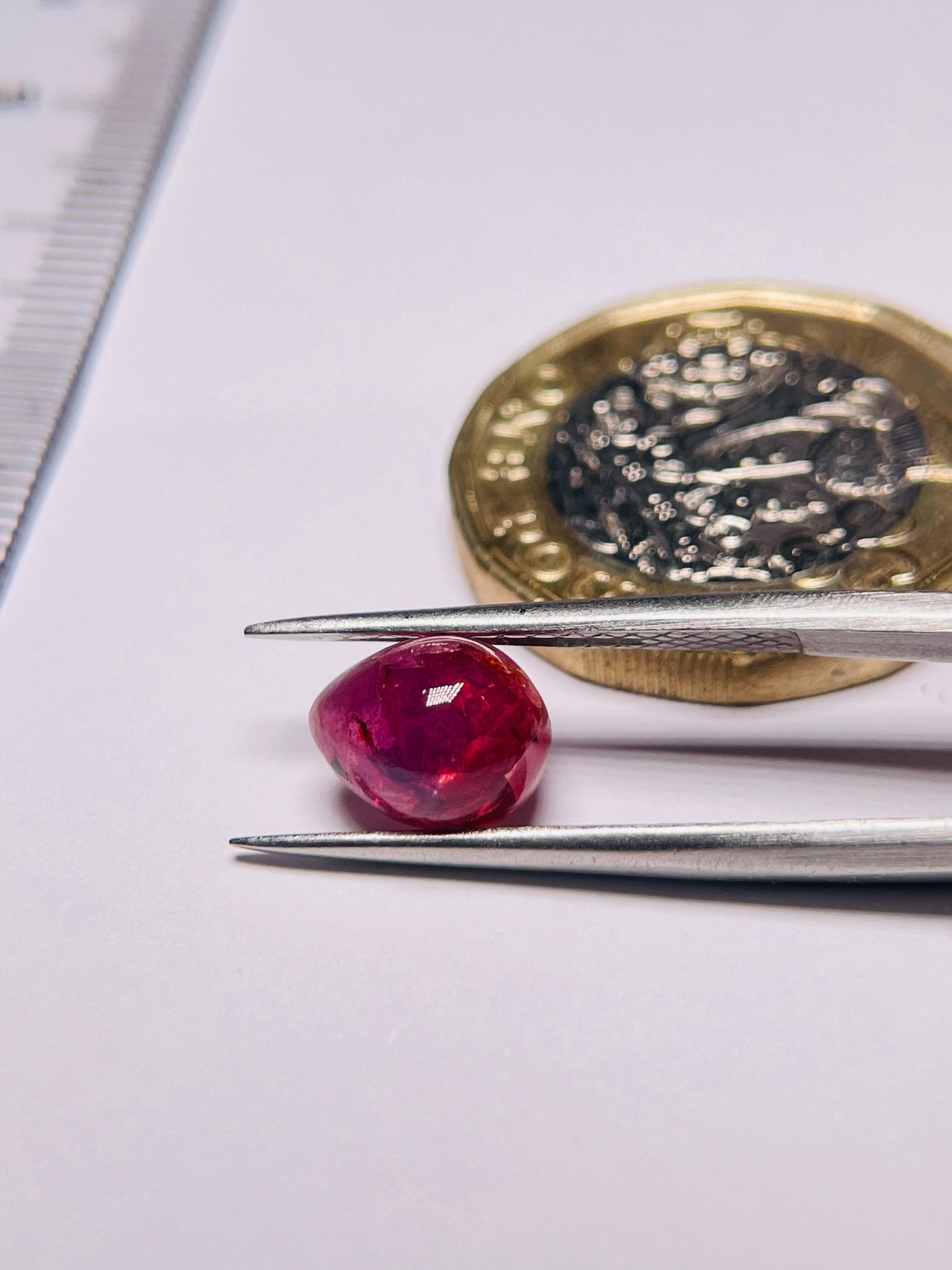 3.33Ct Sapphire Cabochon Umba Valley Tanzania. Untreated Unheated