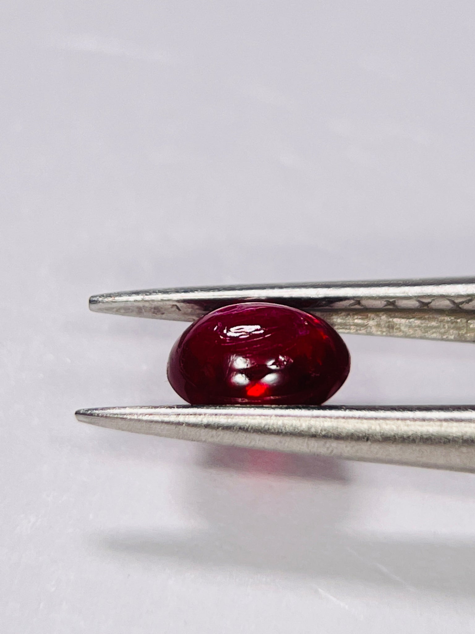 0.80Ct Ruby Cabochon Longido Mines Tanzania. Untreated Unheated