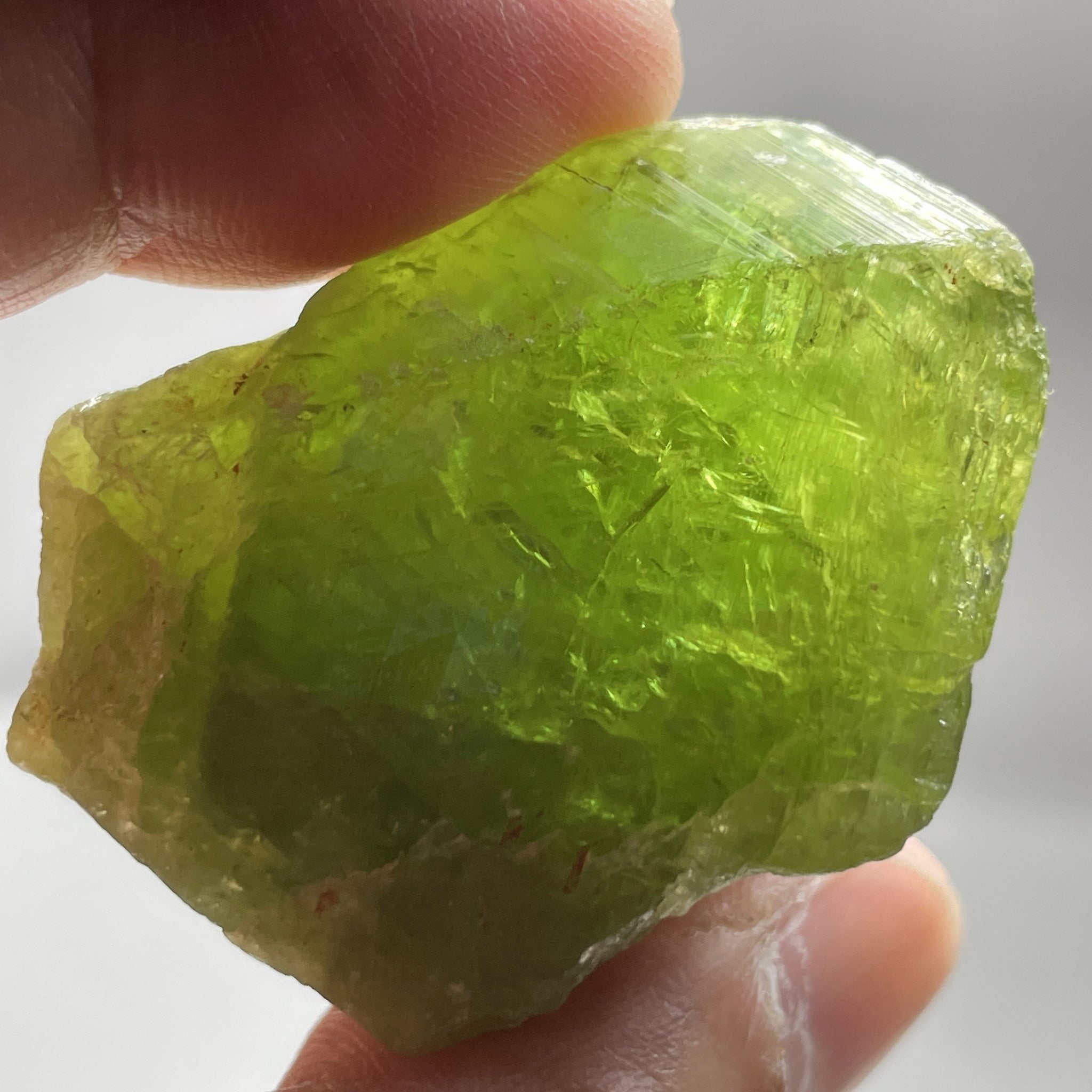 65.40Gm / 327.00Ct Tsavorite Merelani Tanzania Untreated Unheated - With Gemmy Poritions. 44.5 X 21
