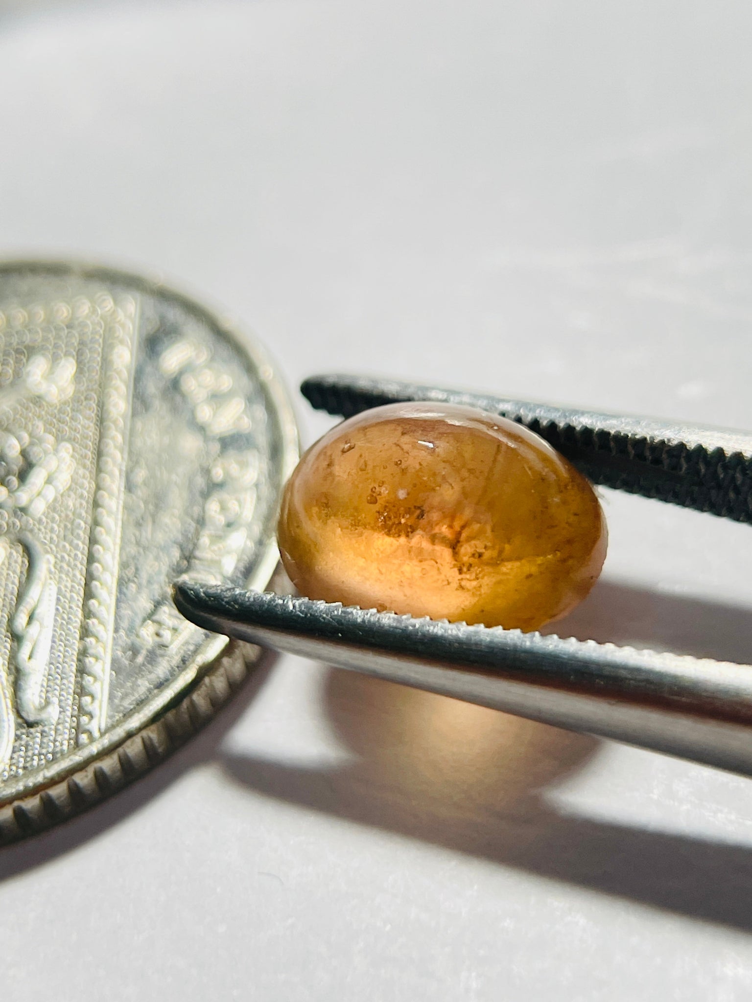 3.43Ct Umba Sapphire Cabochon. Tanzania Untreated Unheated.