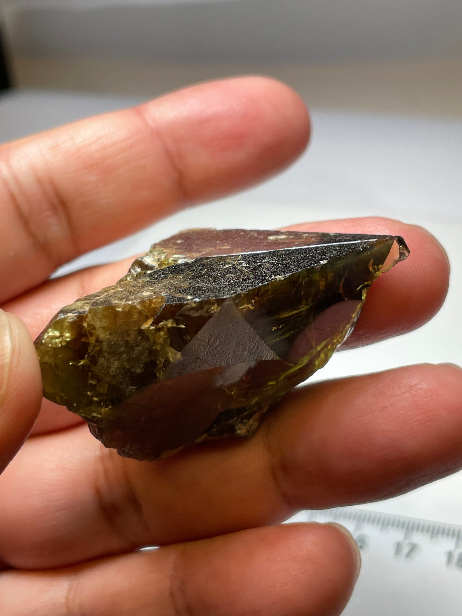 241.59Ct / 43.31Gm Tanzanian Sphene Crystal Untreated Unheated. Very High End Ultra Rare