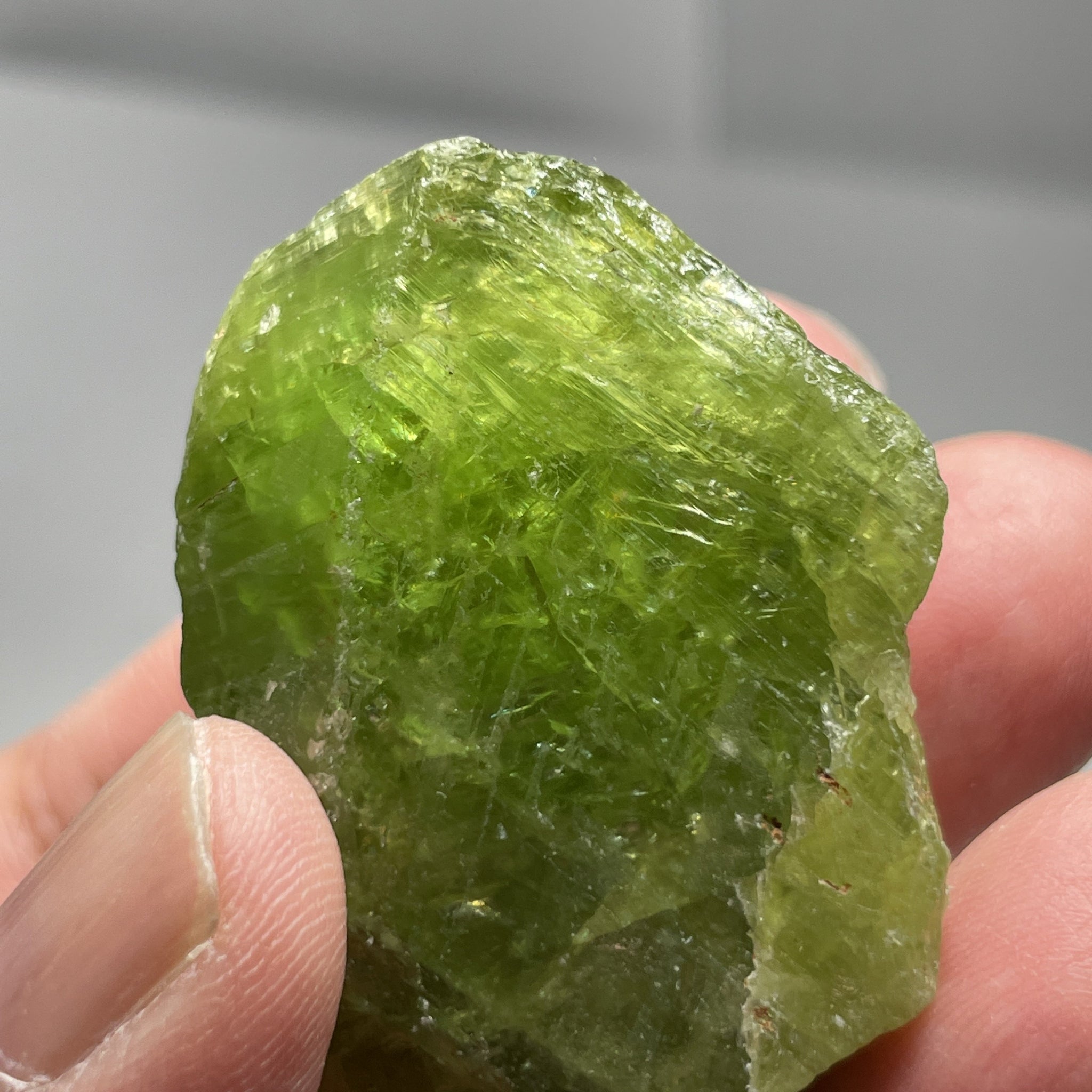 65.40Gm / 327.00Ct Tsavorite Merelani Tanzania Untreated Unheated - With Gemmy Poritions. 44.5 X 21
