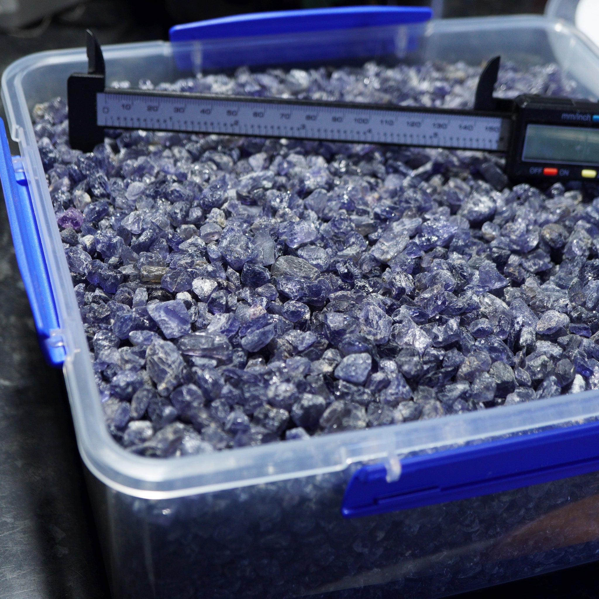 2 Kg Iolite Lots Tanzania But Good For Setting As Is Holistics Etc. 0.20Gm - 3Gm Pcs Price Per Kg
